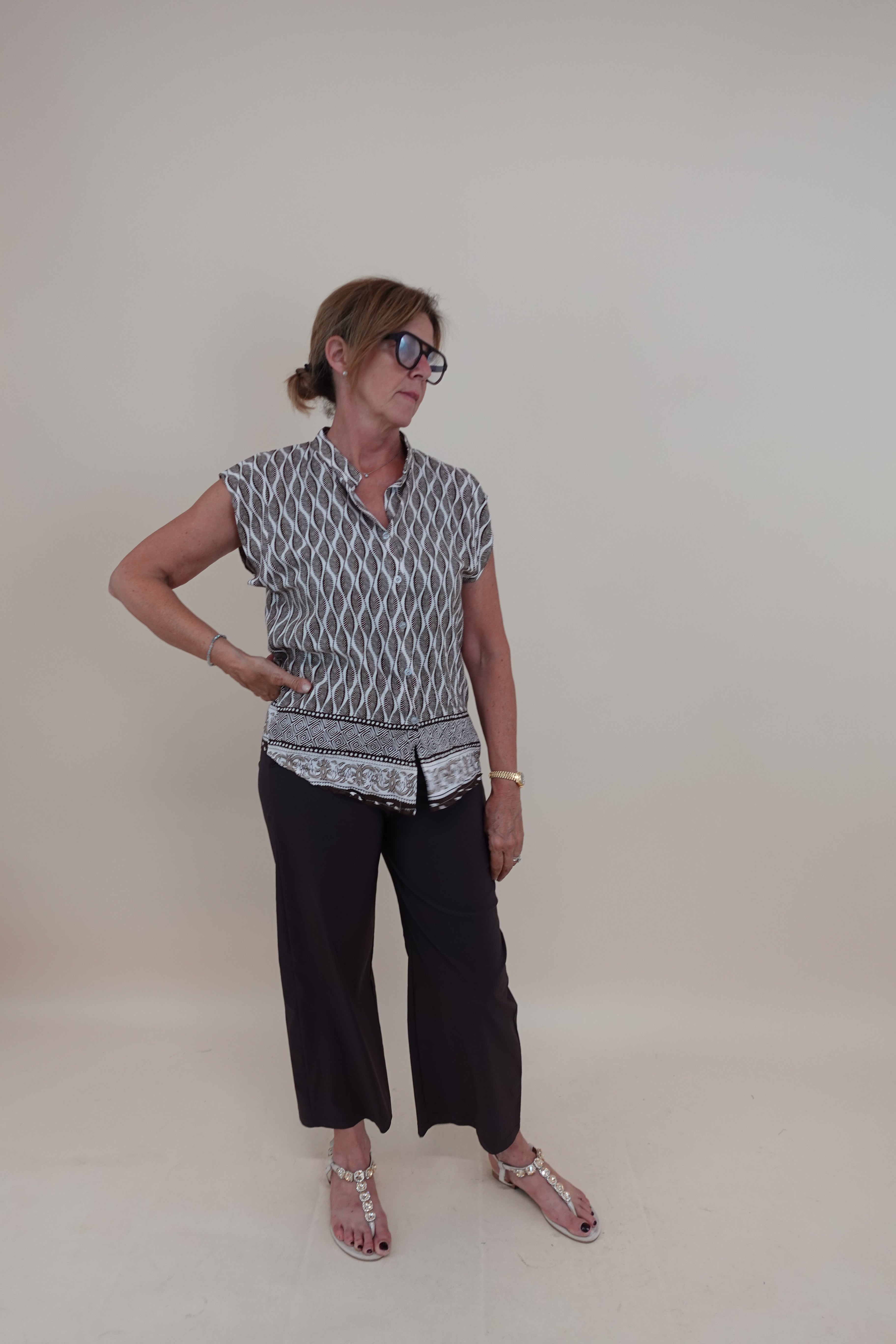 Camicia Erika Marrone