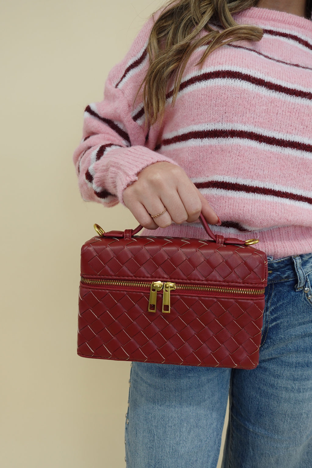 Borsa Bauletto Bordeaux