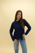 Maglia Assimmetrica Blu