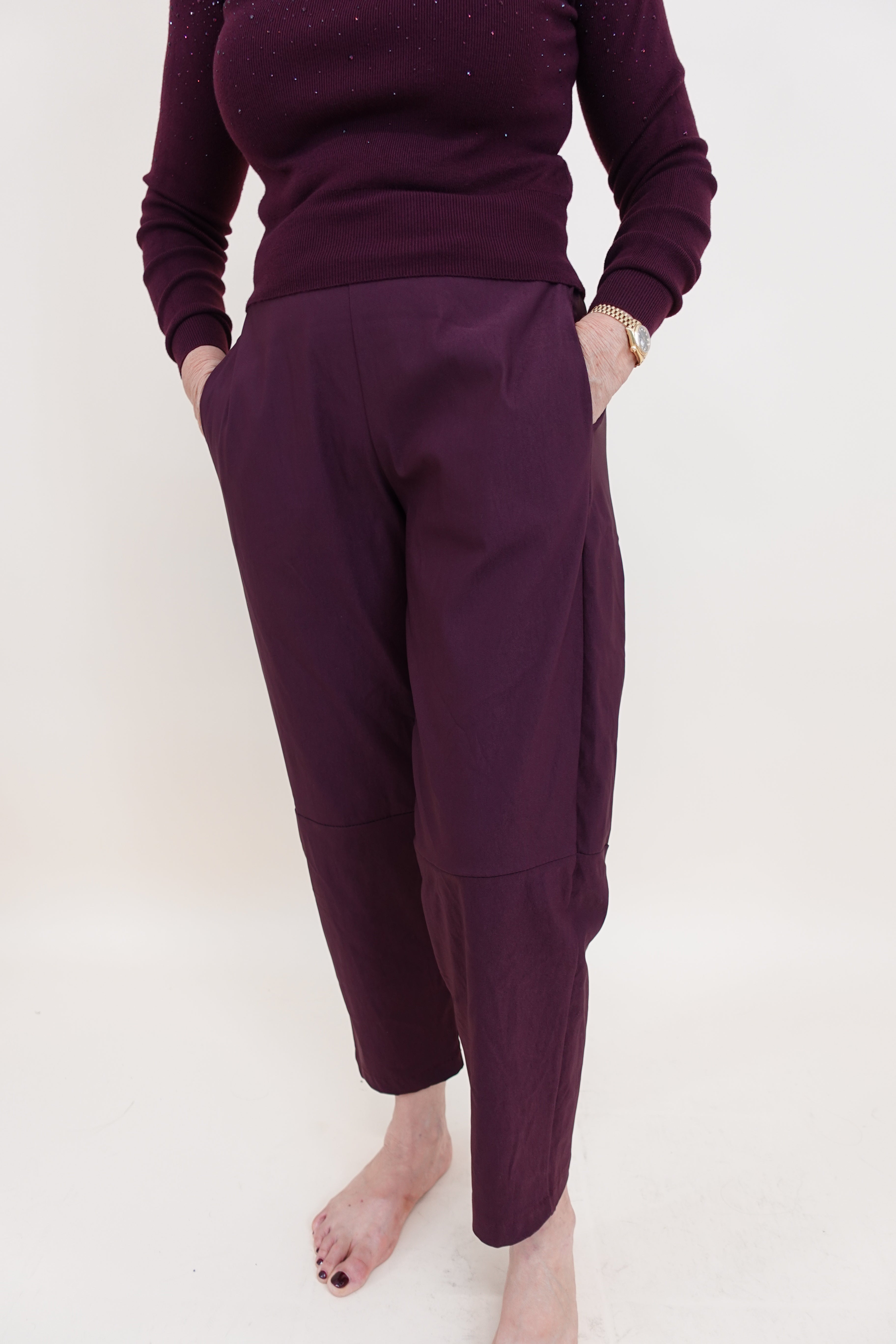 Pantalone caterina bordeaux