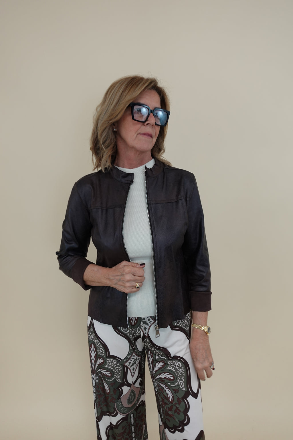 Giacca Elena Marrone