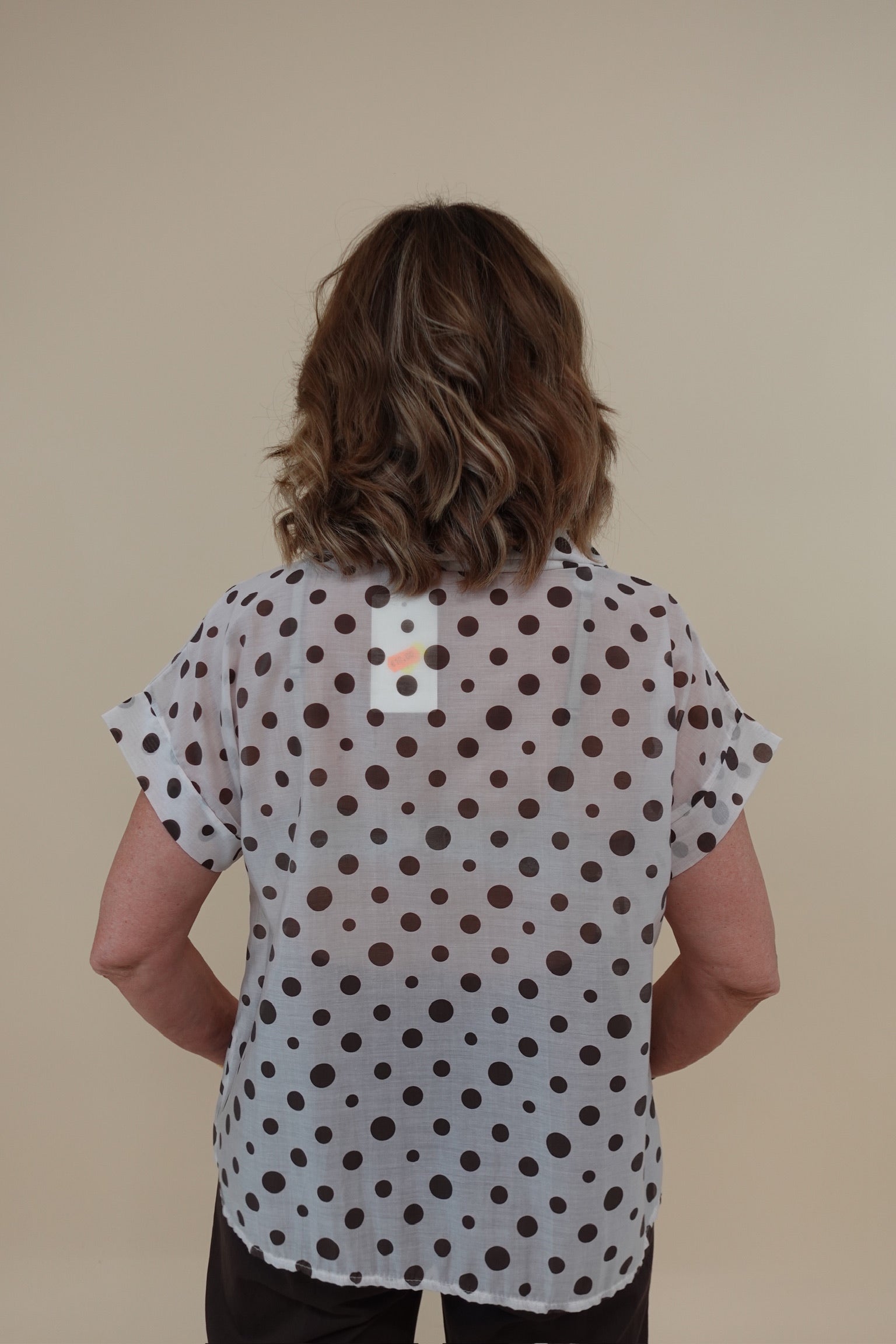 Maglia Pois Bianca