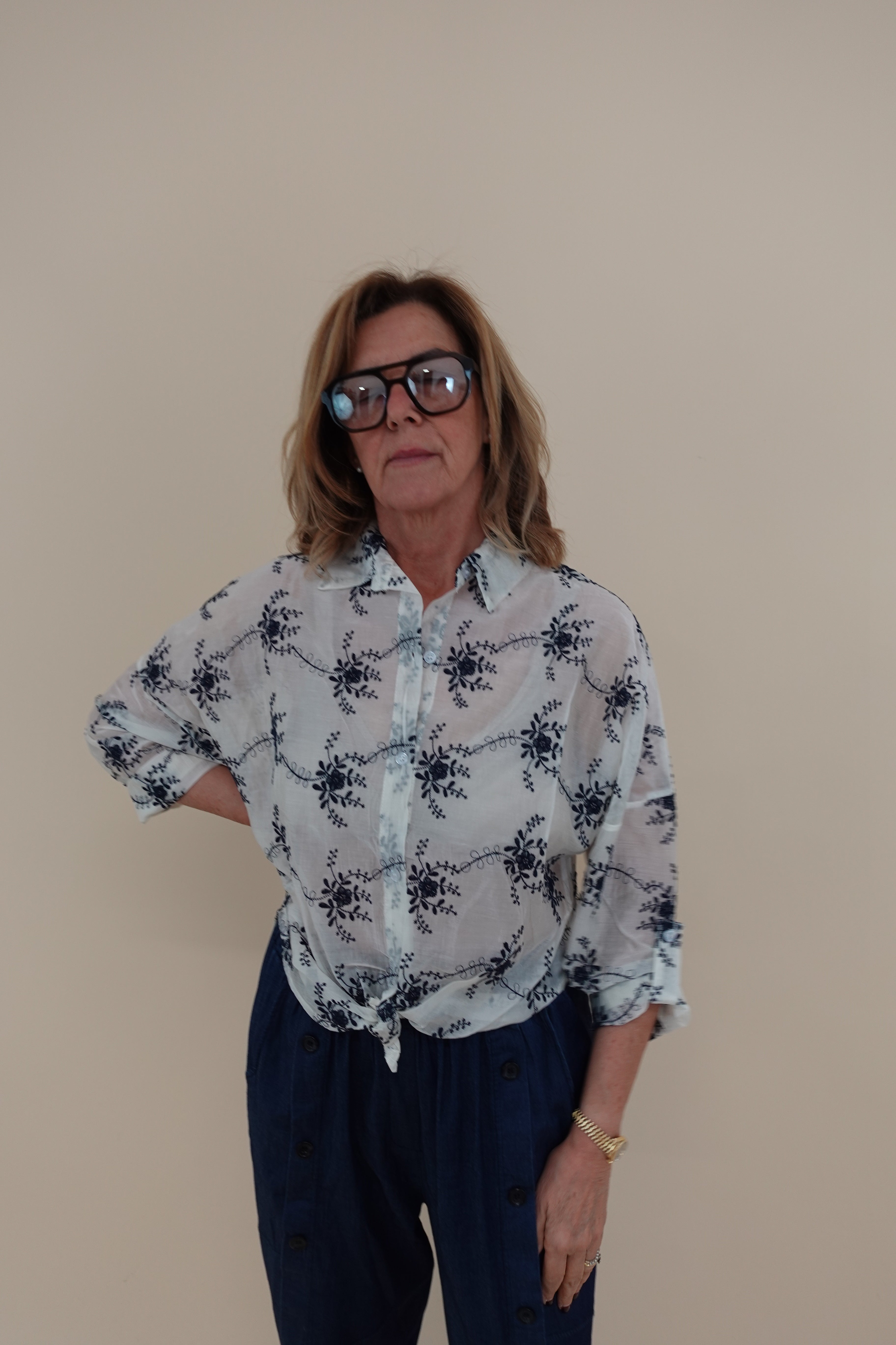 Camicia Amina Blu