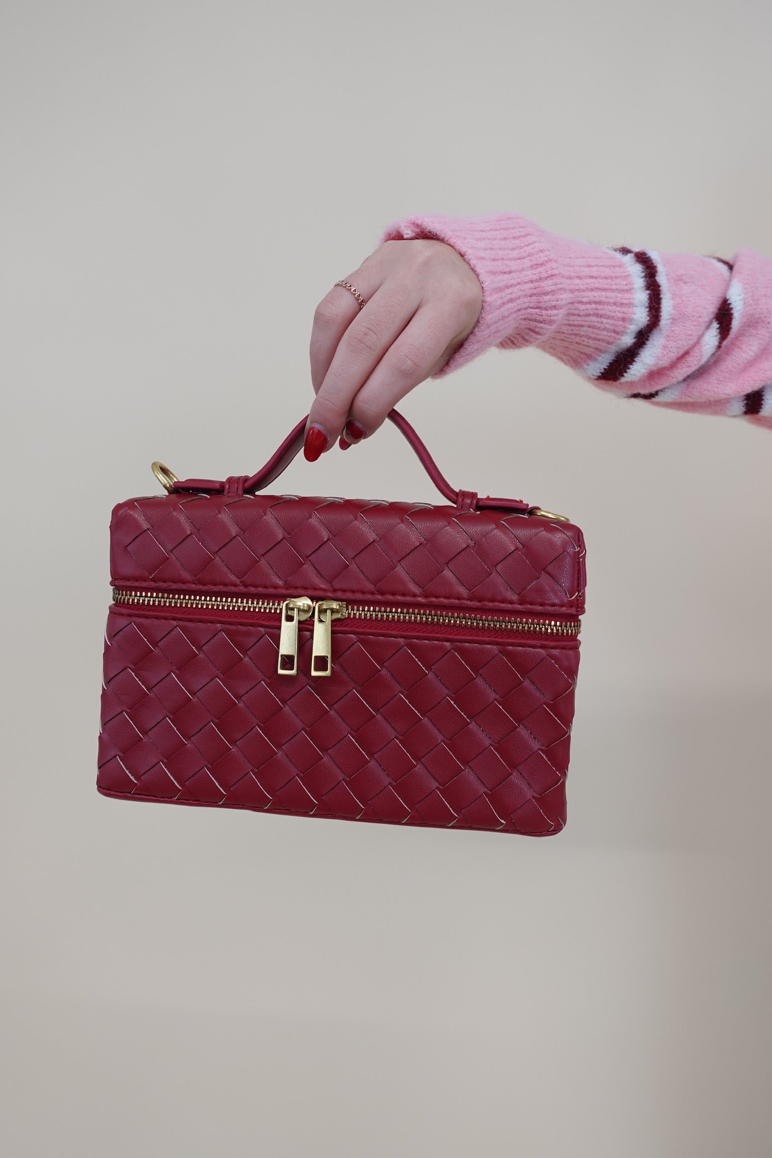 Borsa Bauletto Bordeaux