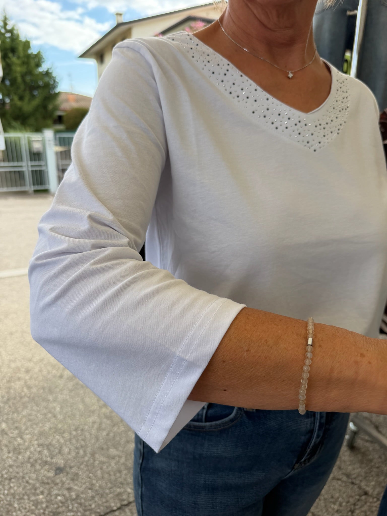 Maglia Evelina Bianca
