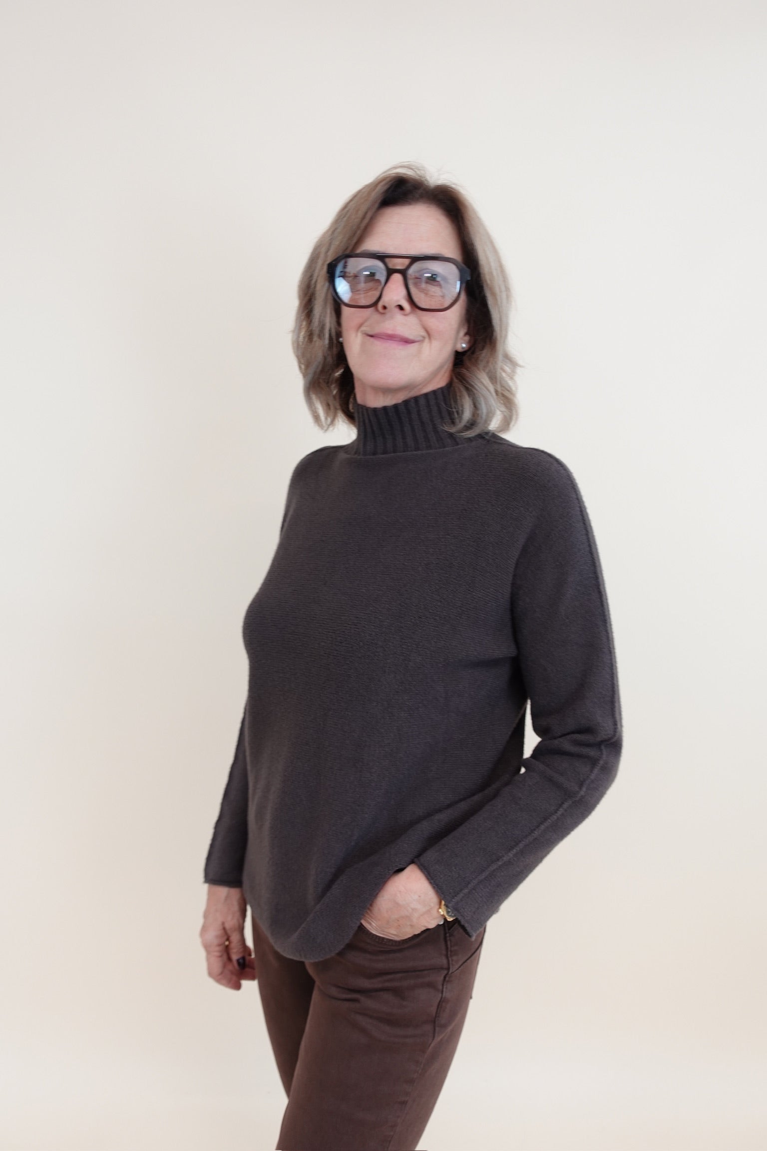 Lupetto Marika Marrone