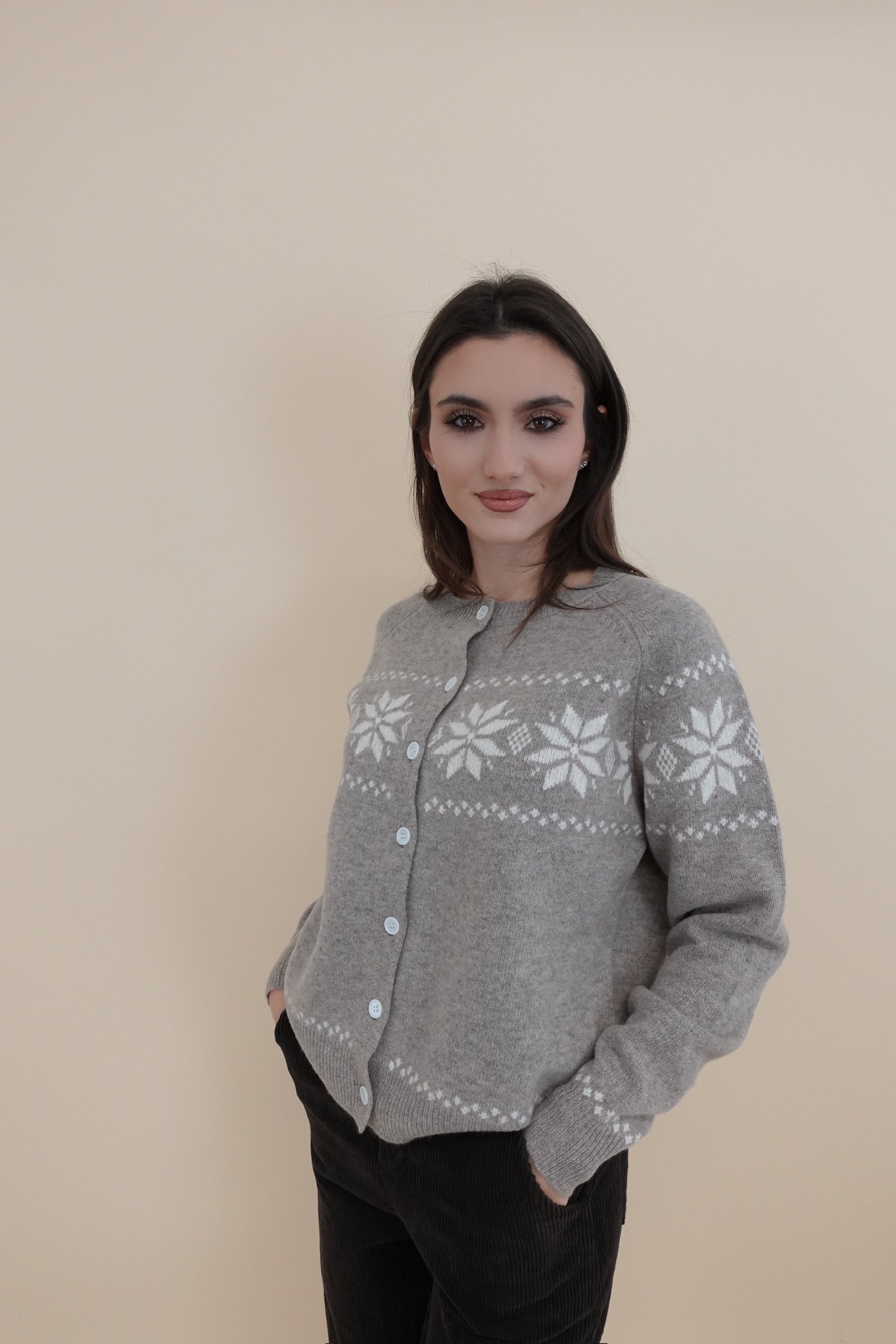 Maglione Cortina Dark Beige