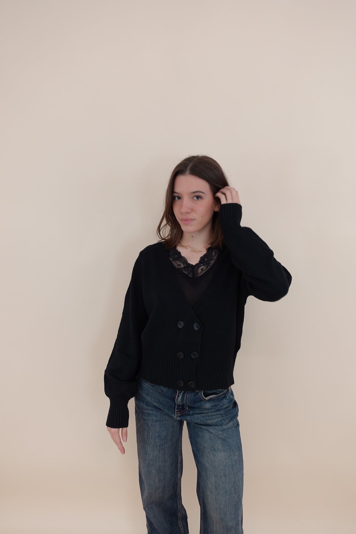 Cardigan Teresa Nero