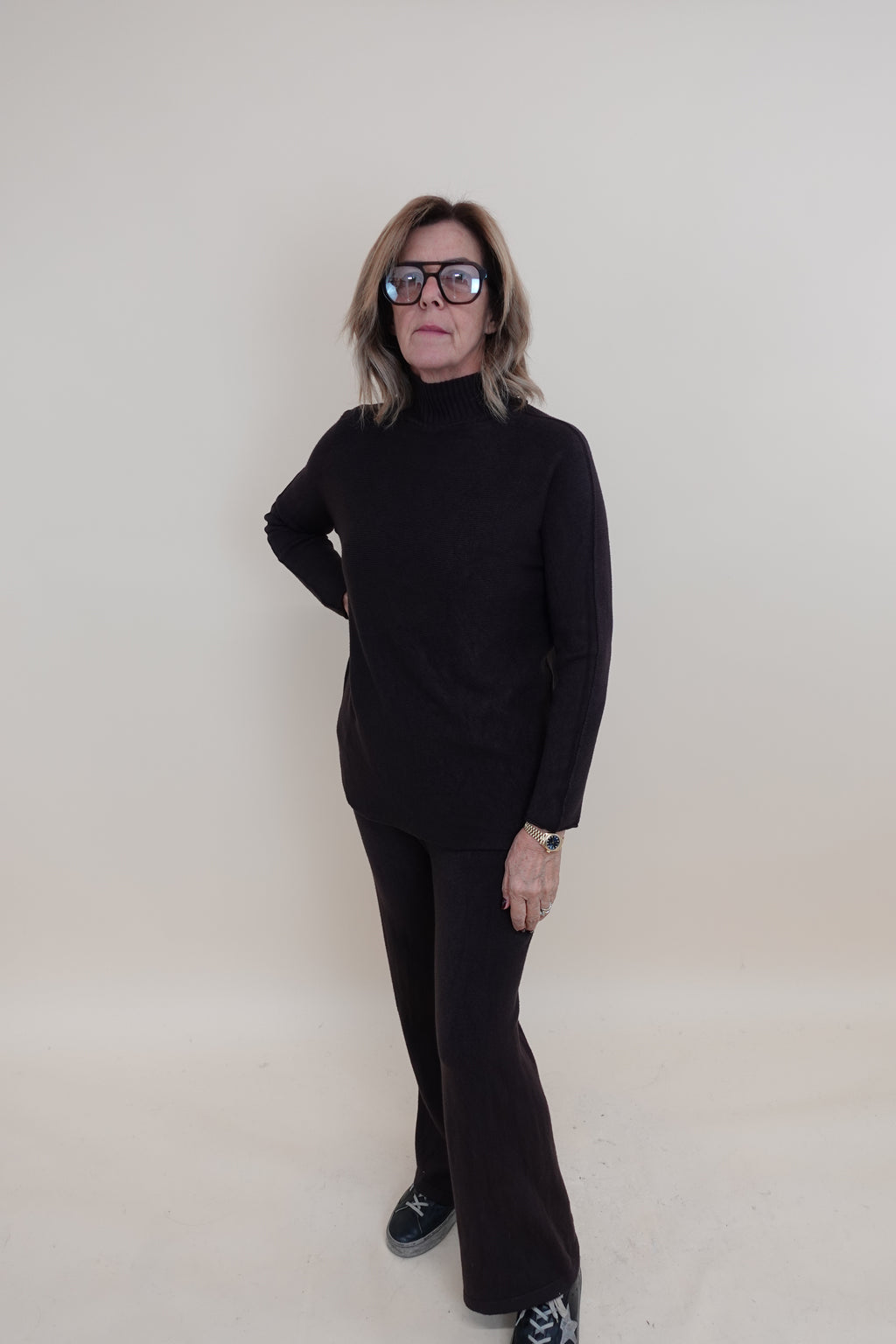 Completo Lupo marrone