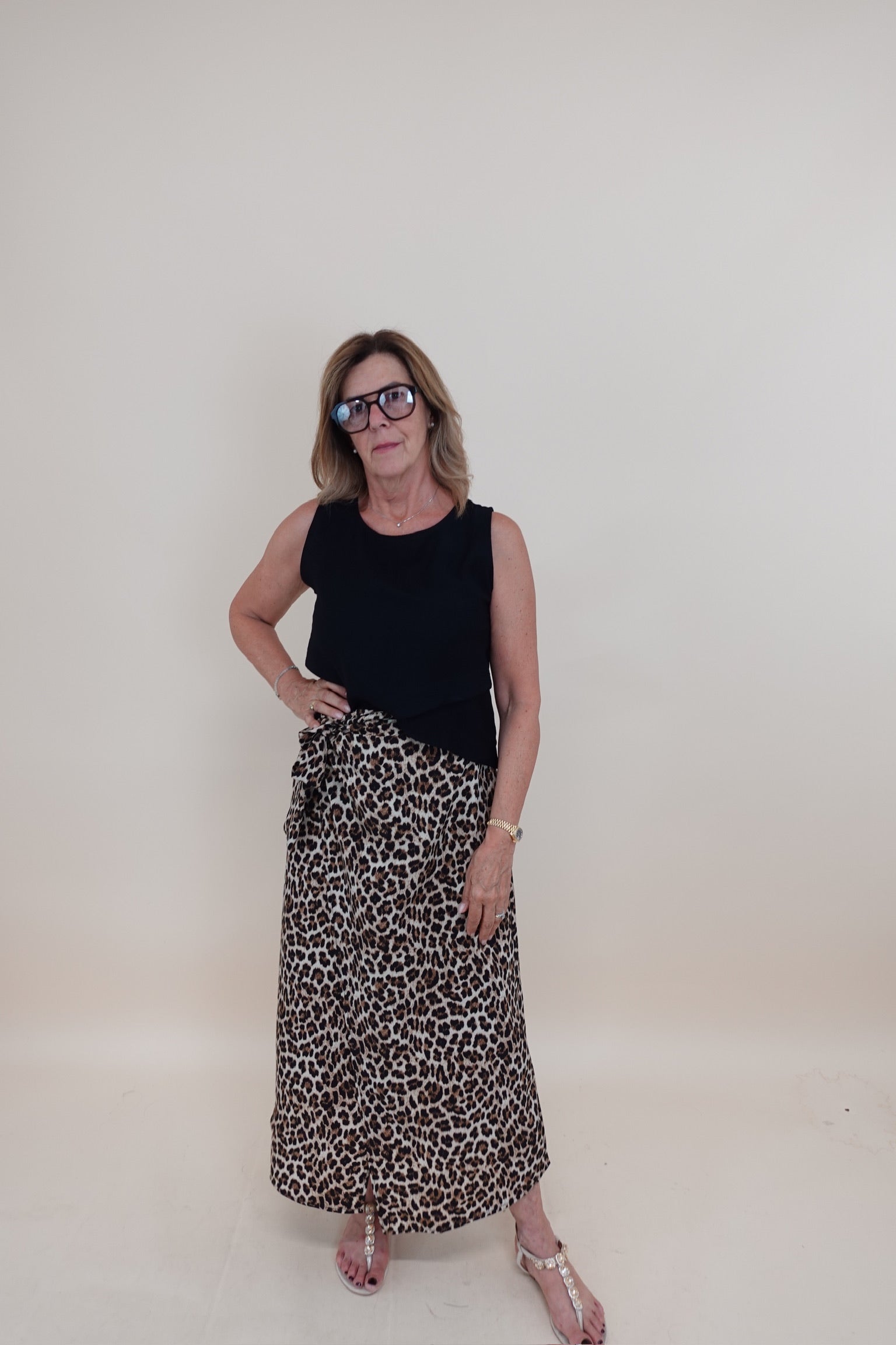 Gonna Pareo Long Leopard