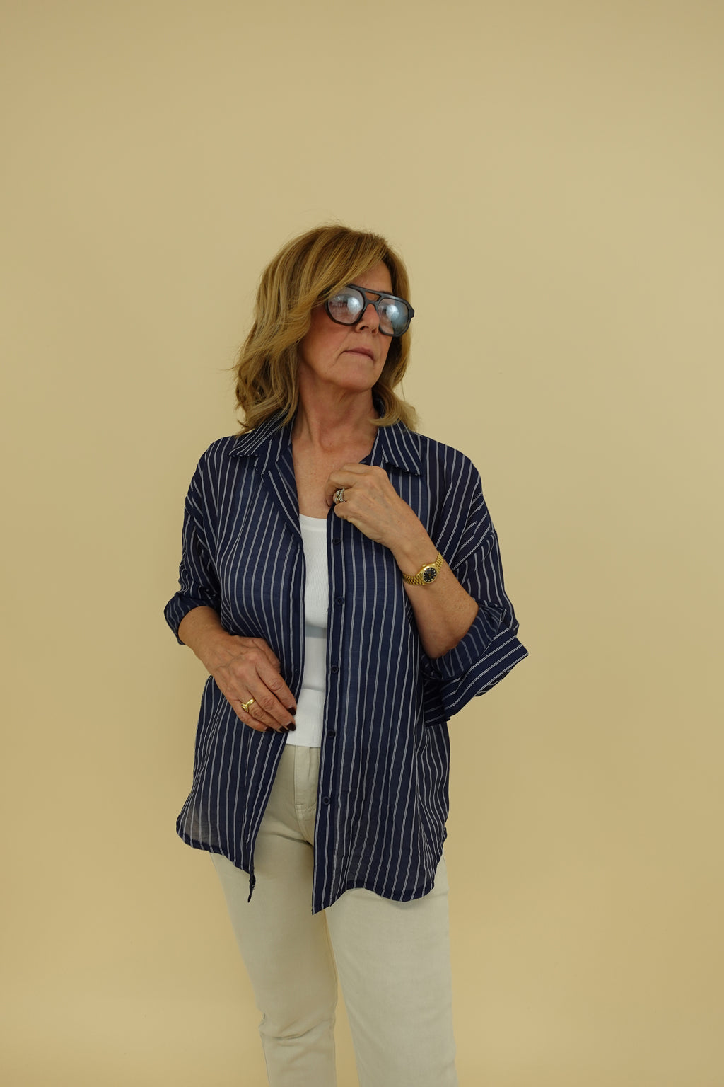 Camicia Summer Line Blu