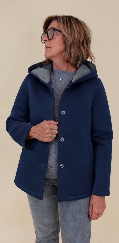 Giacca Neoprene Blu