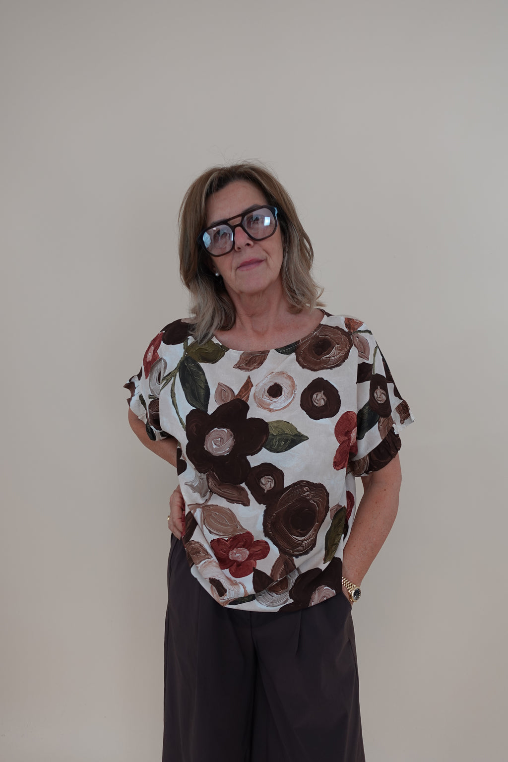 Camicia Giorgia Marrone