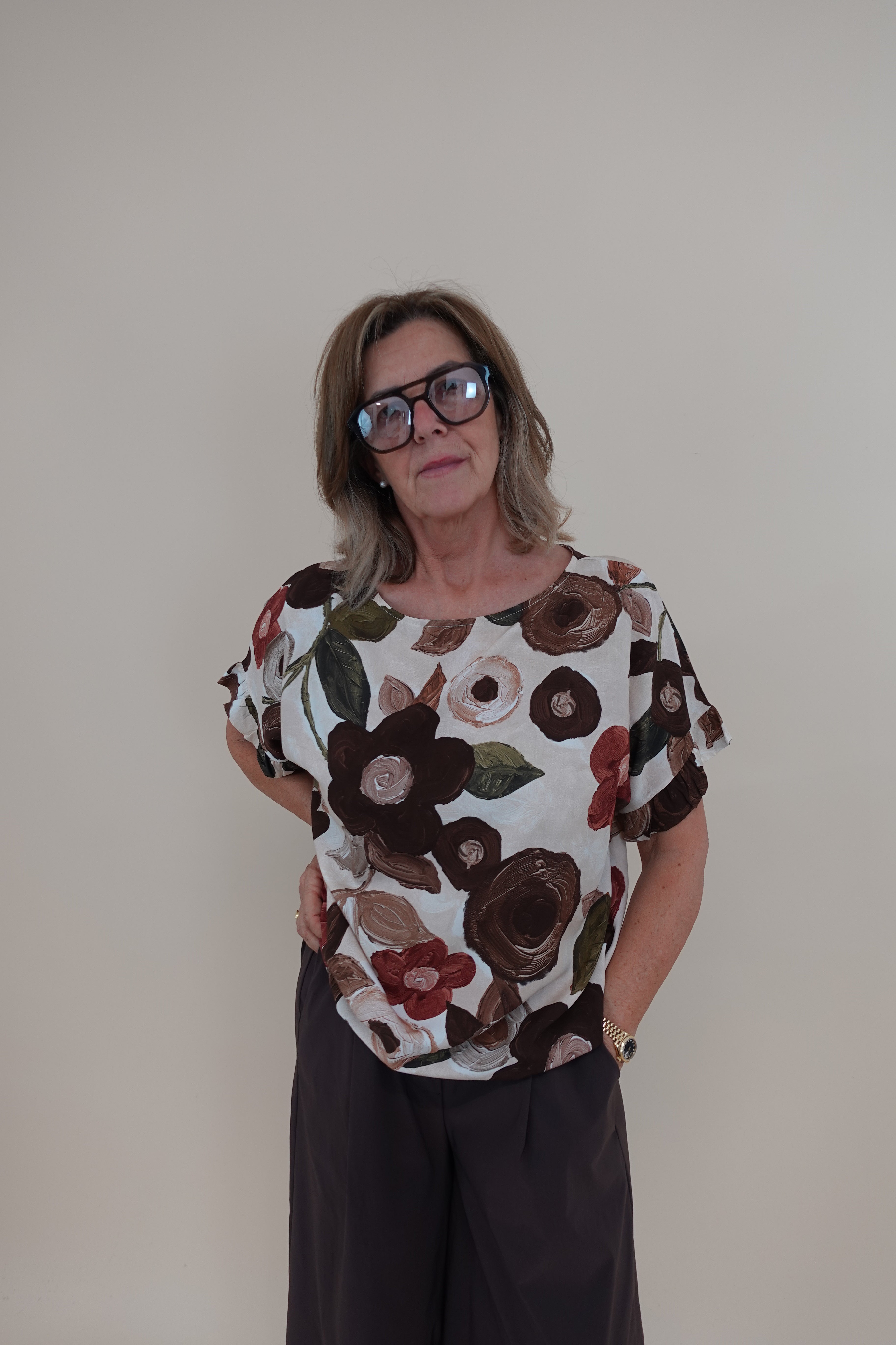 Camicia Giorgia Marrone