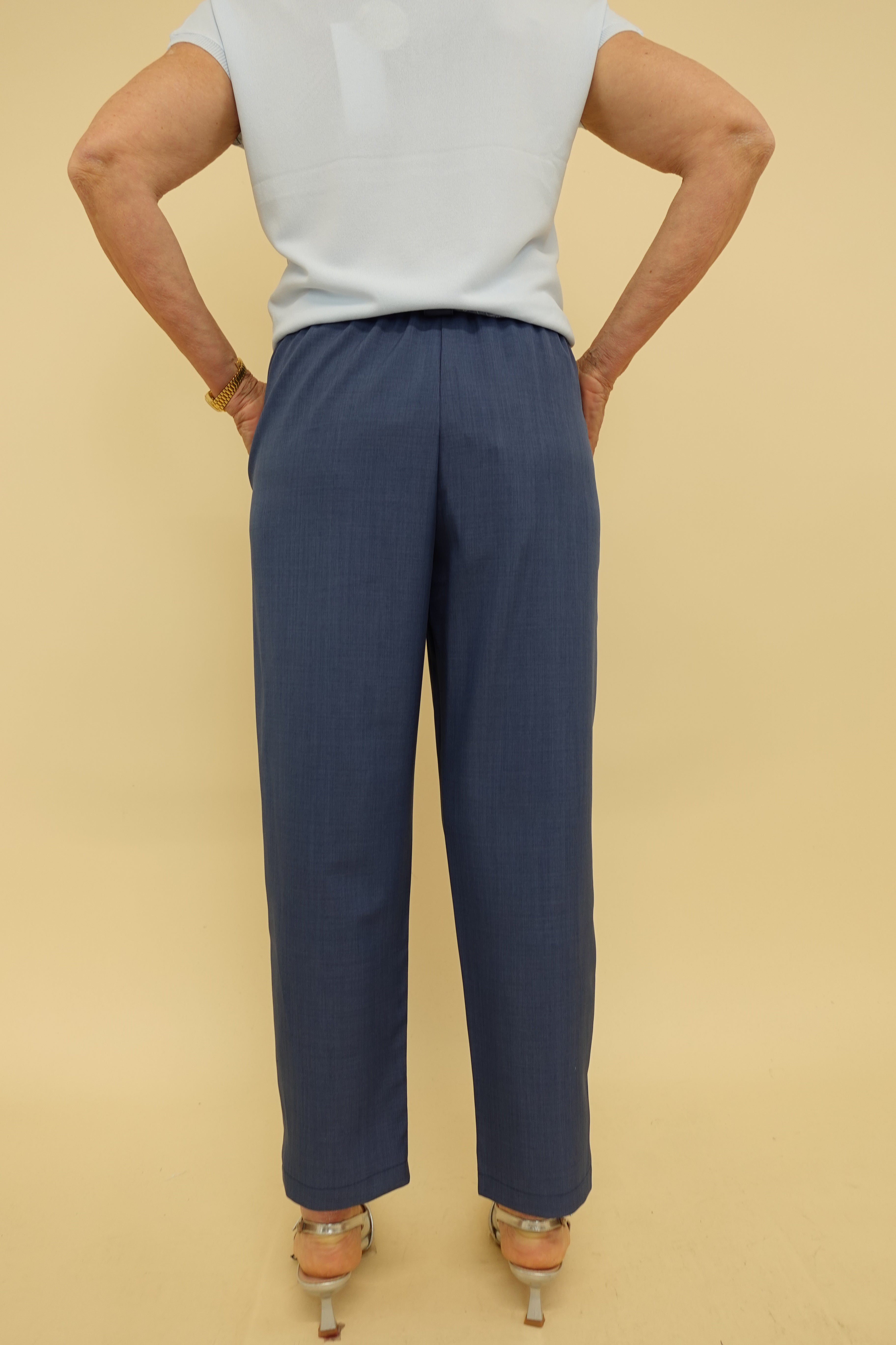 Pantalone Foulard Azzurro