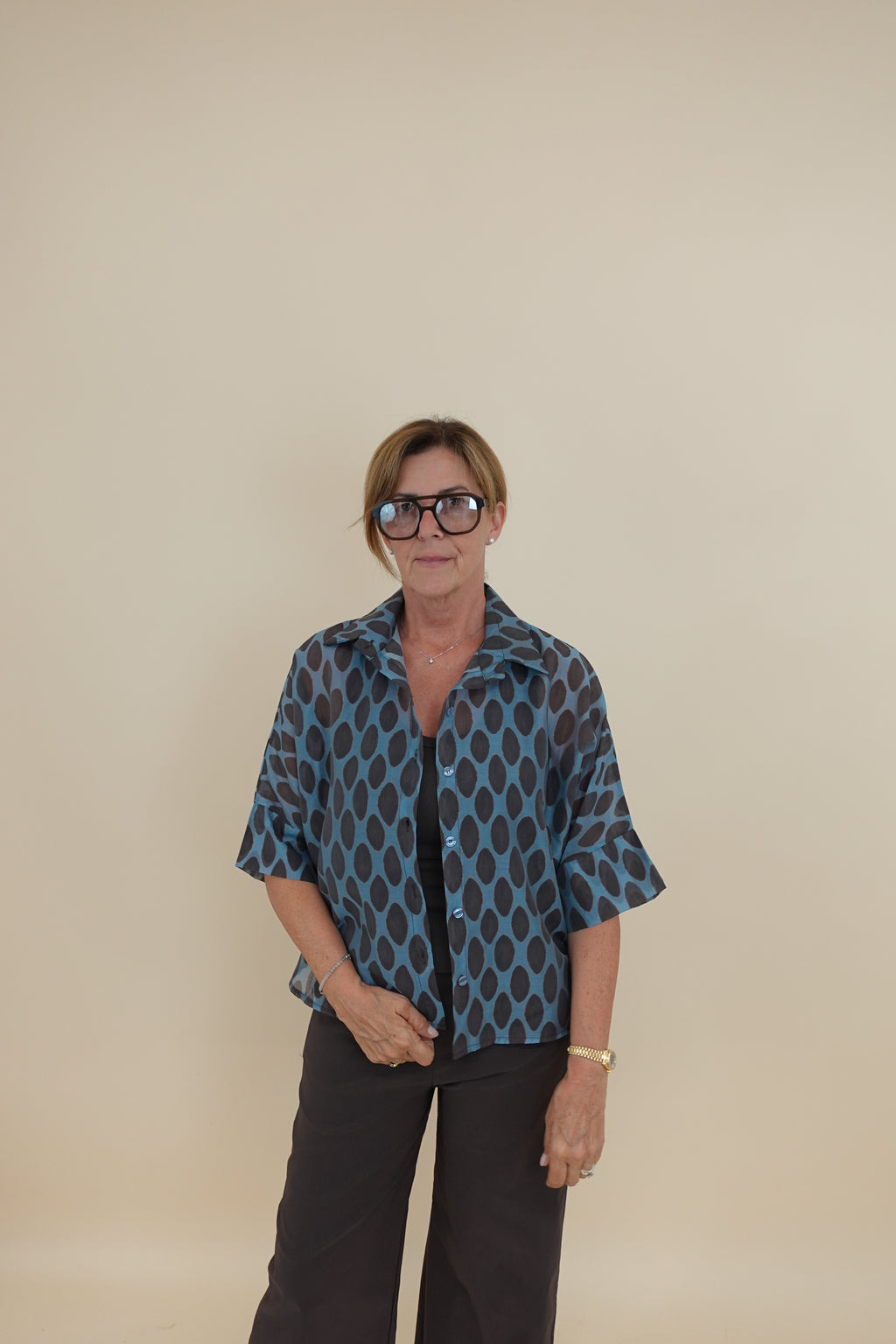 Camicia Anastasia Blu
