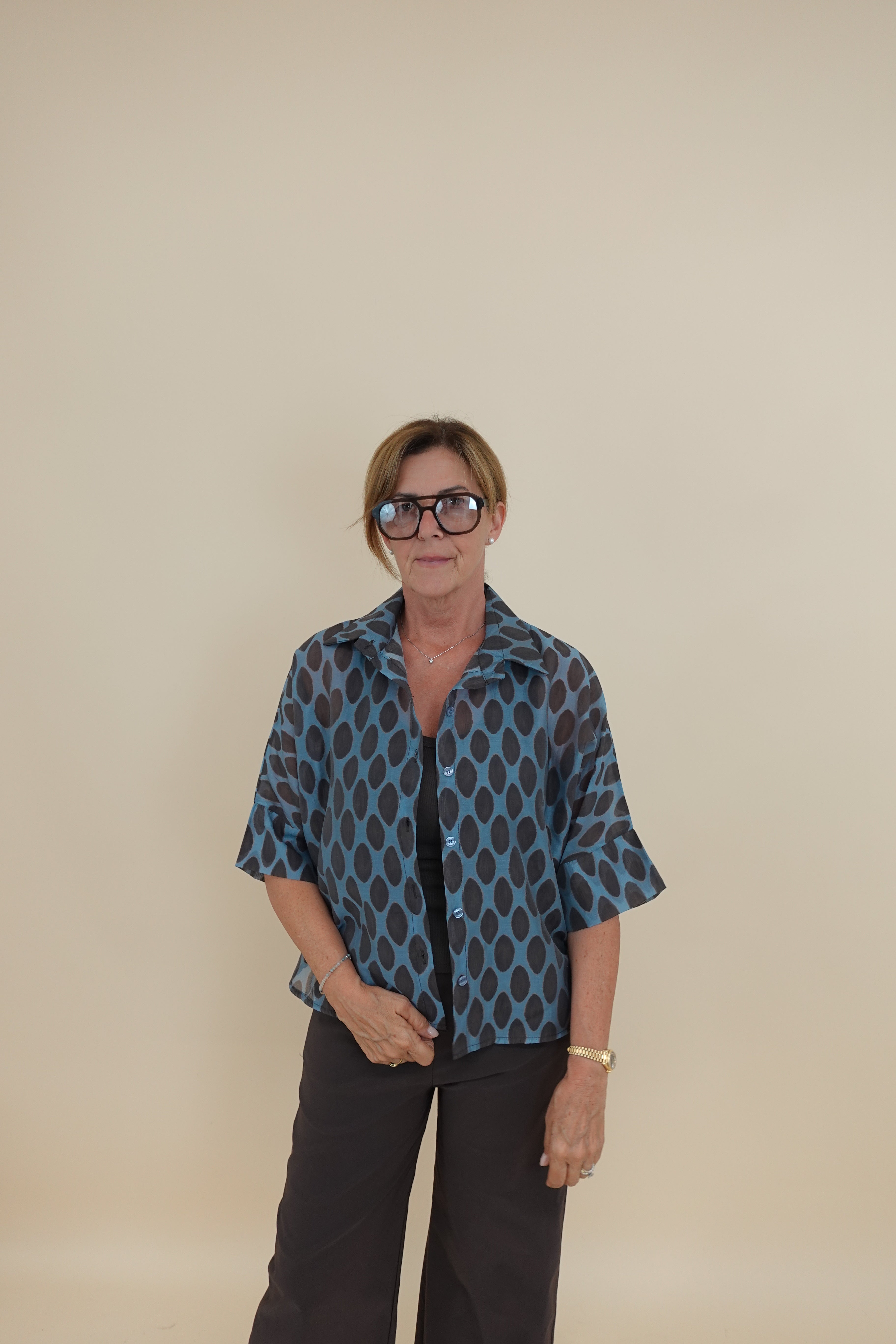 Camicia Anastasia Blu