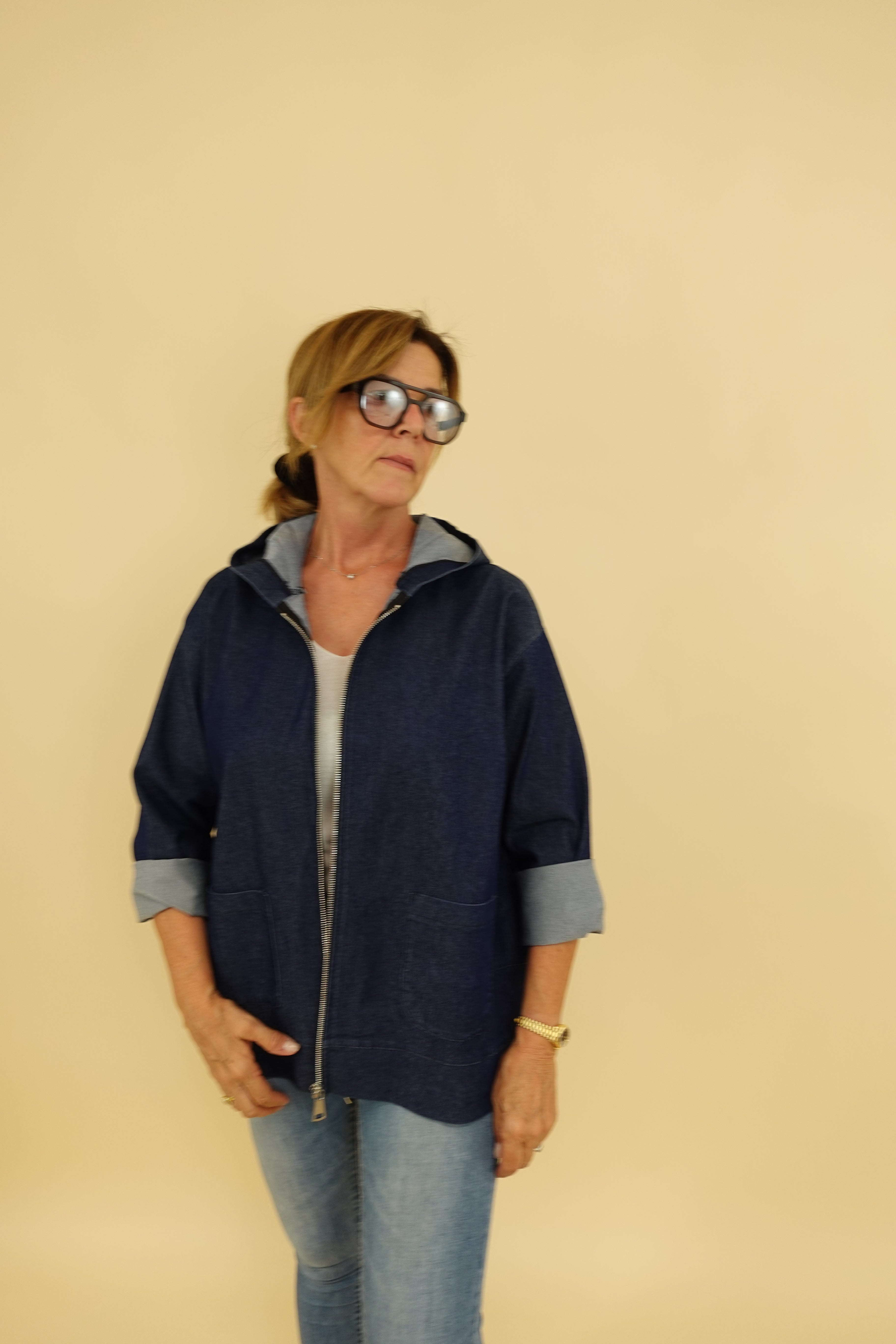 Giacca over jeans