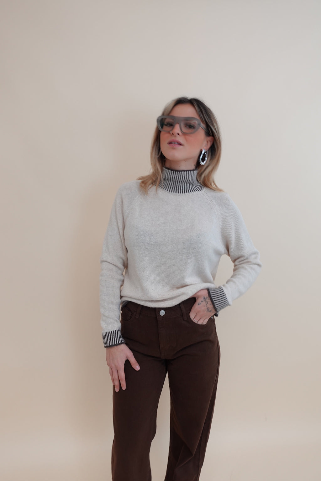 Maglione Campiglio Beige