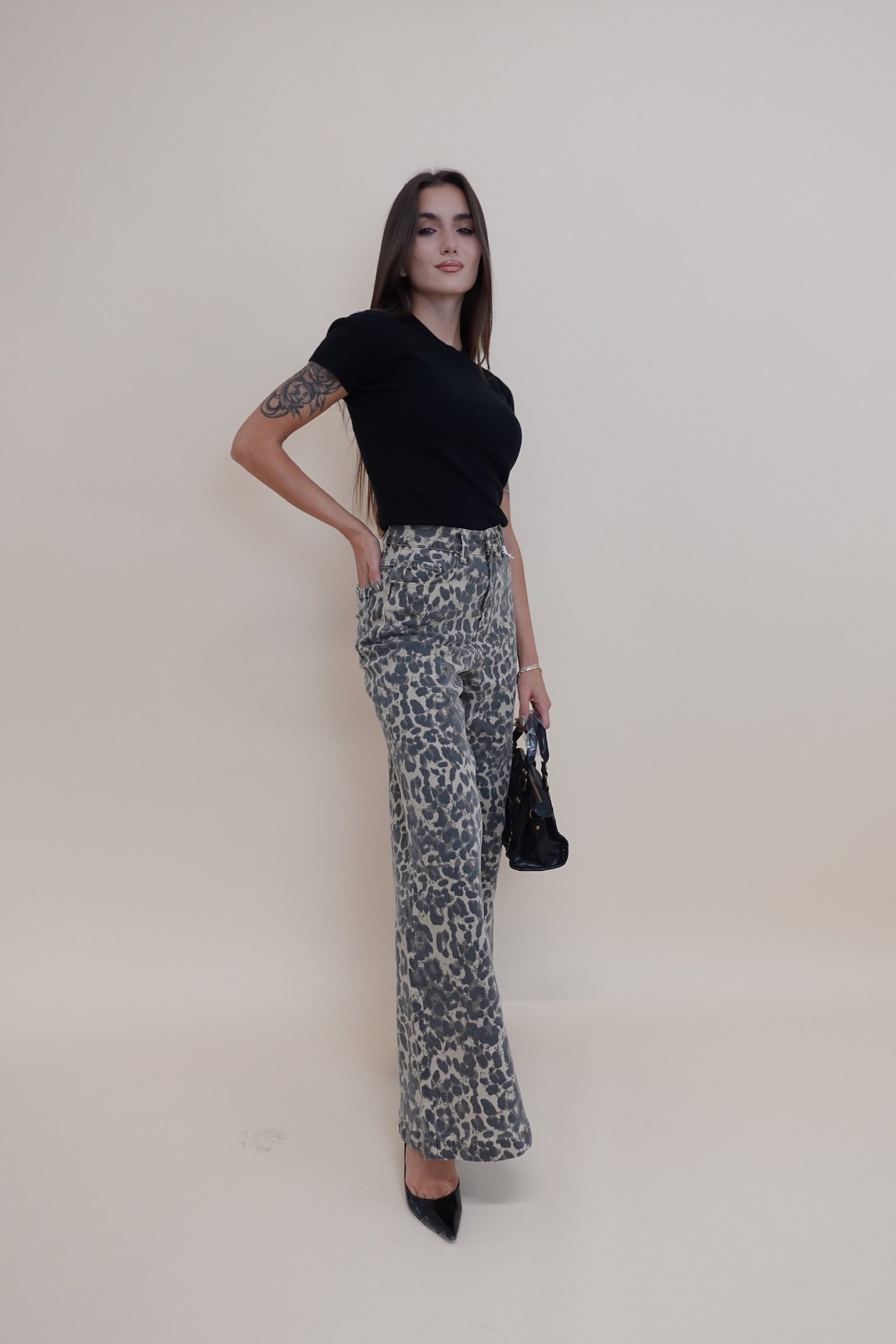 Jeans Leopardato