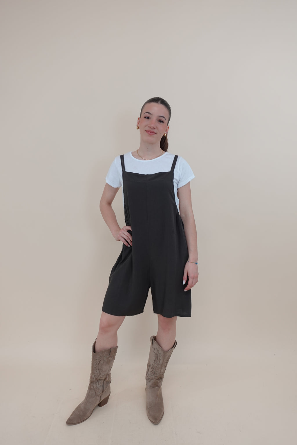 Salopette Marrone