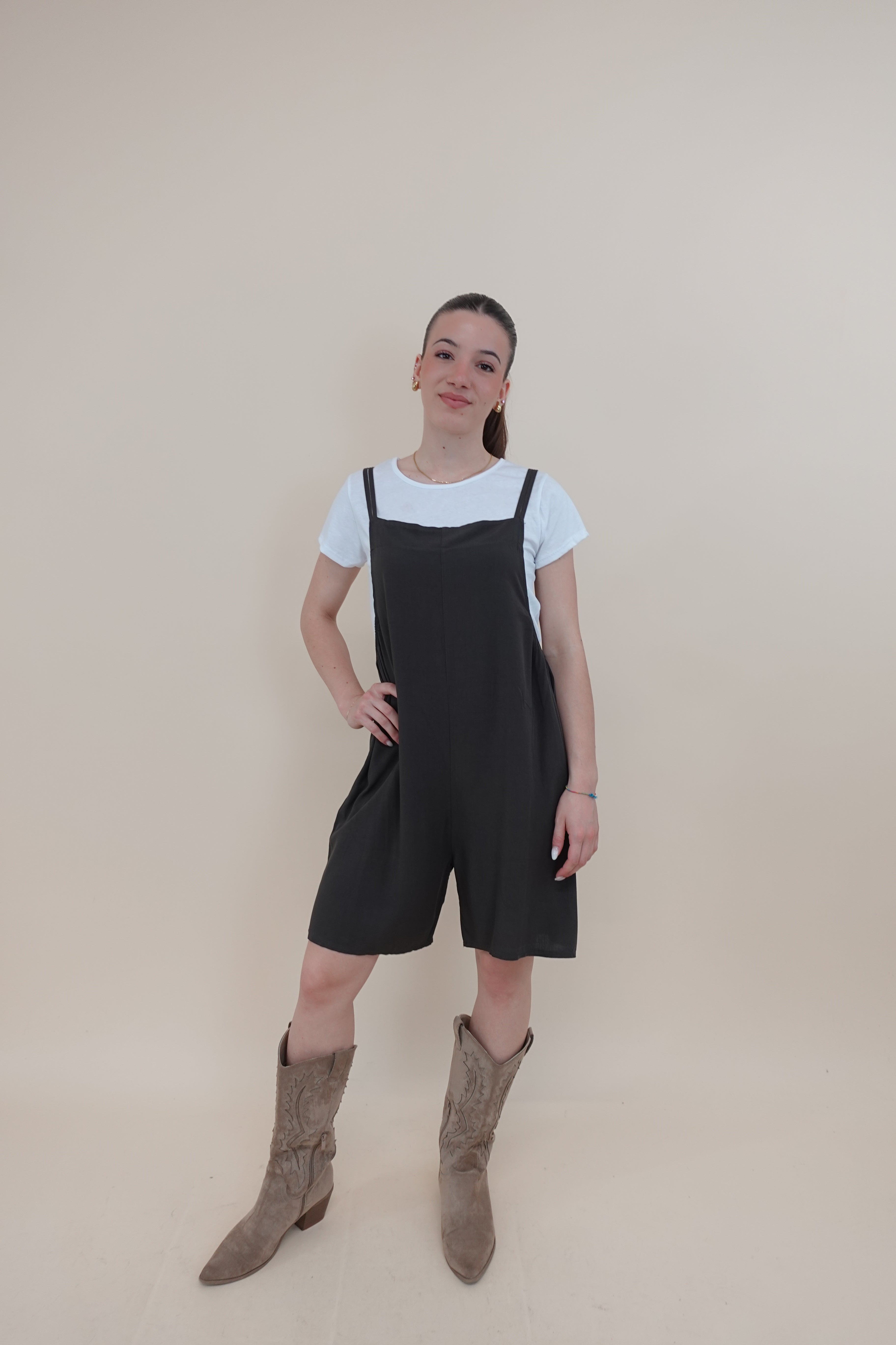 Salopette Marrone
