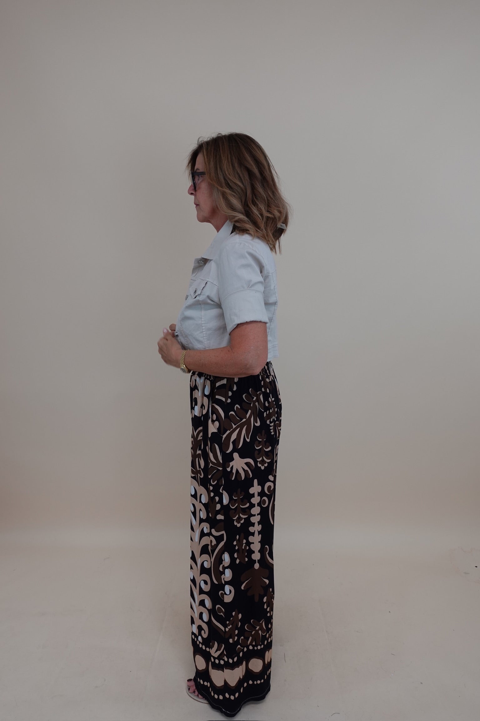Giacca Crop Beige