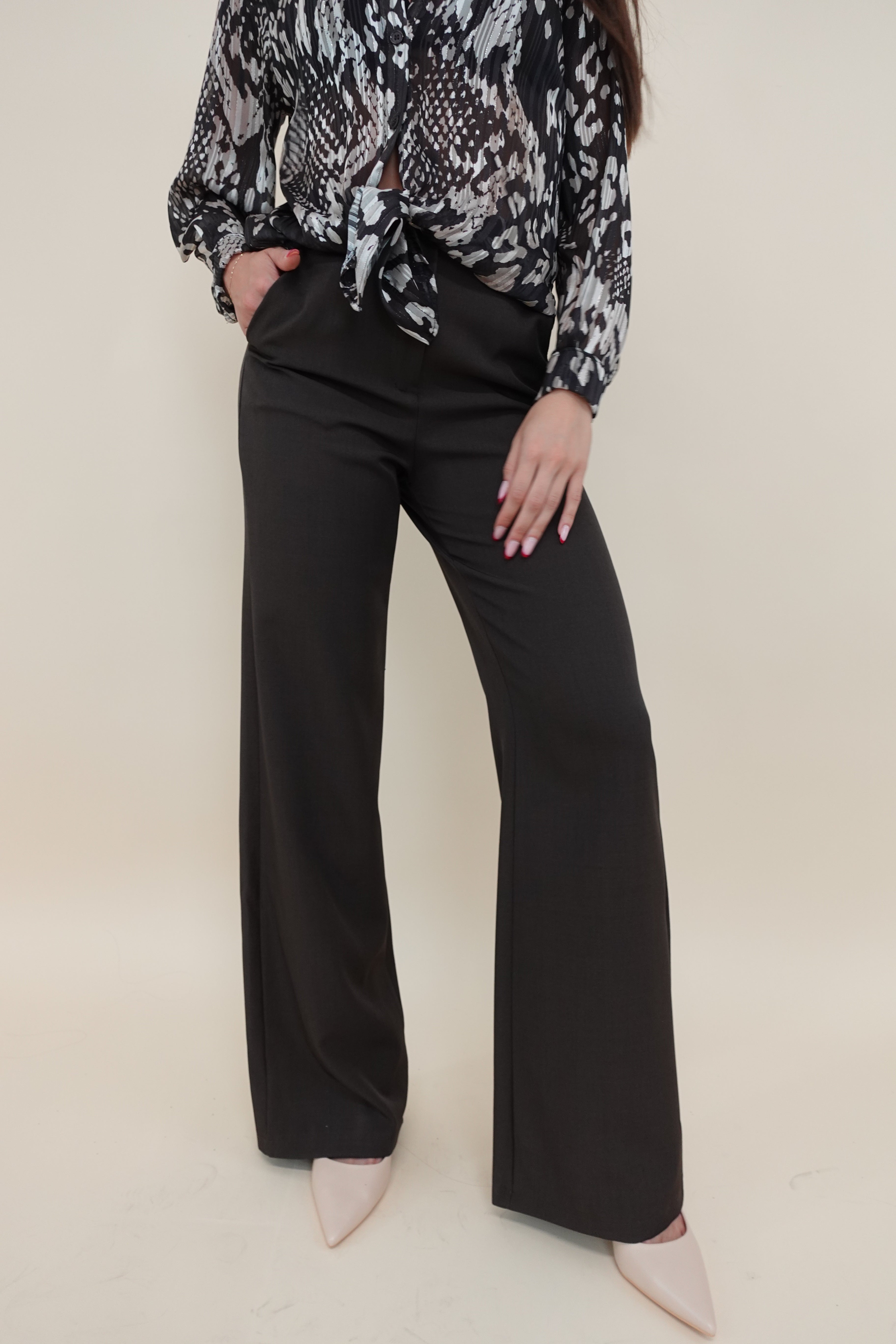 Pantalone Office Marrone