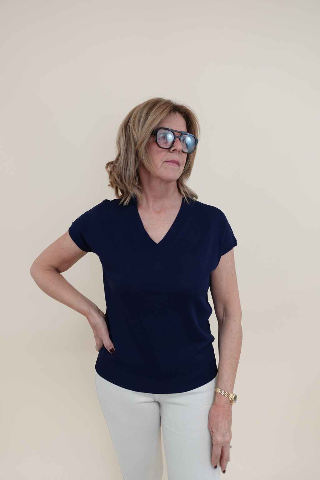 Maglia Giovanna Blu