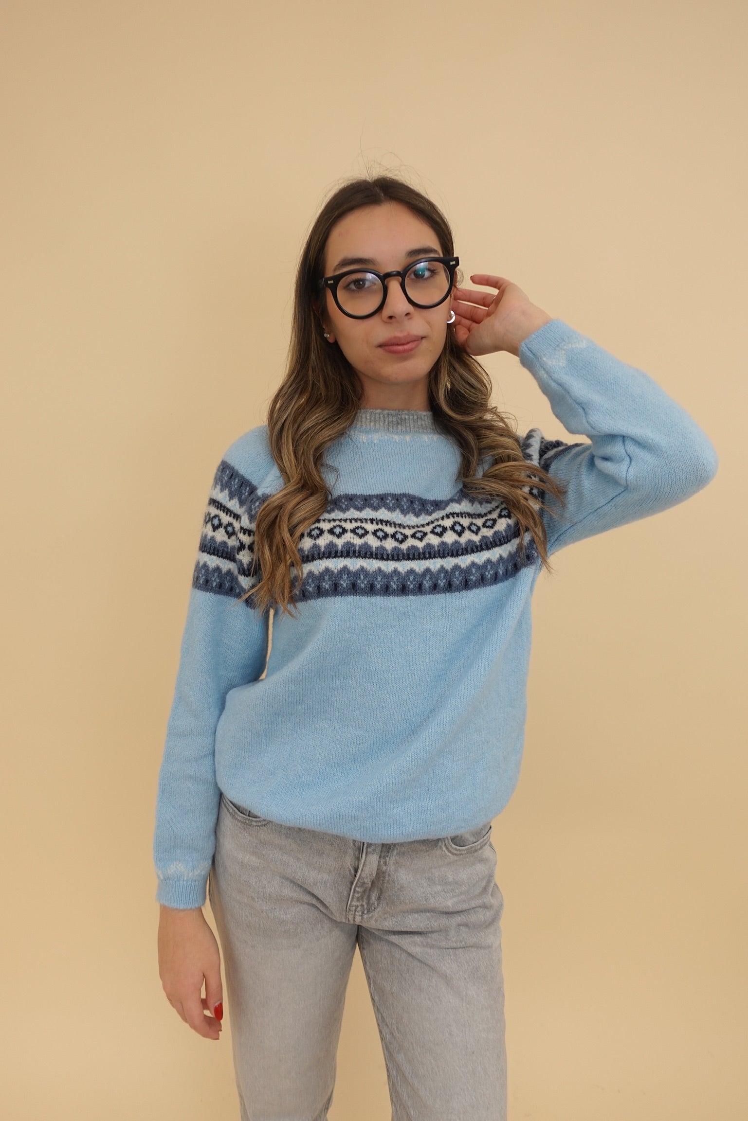 Maglione Winni Azzurro Chiaro