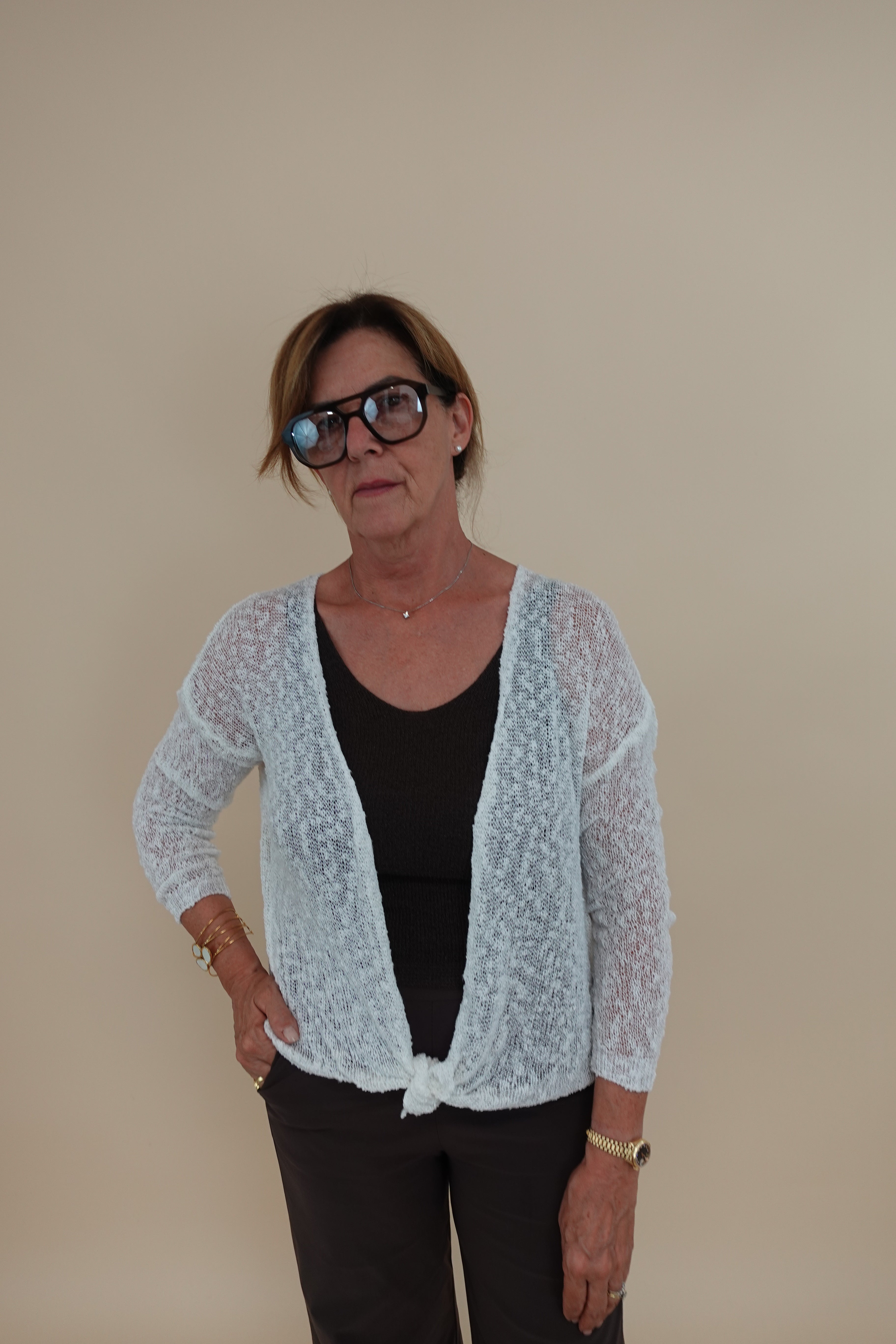 Cardigan Canazei Bianco