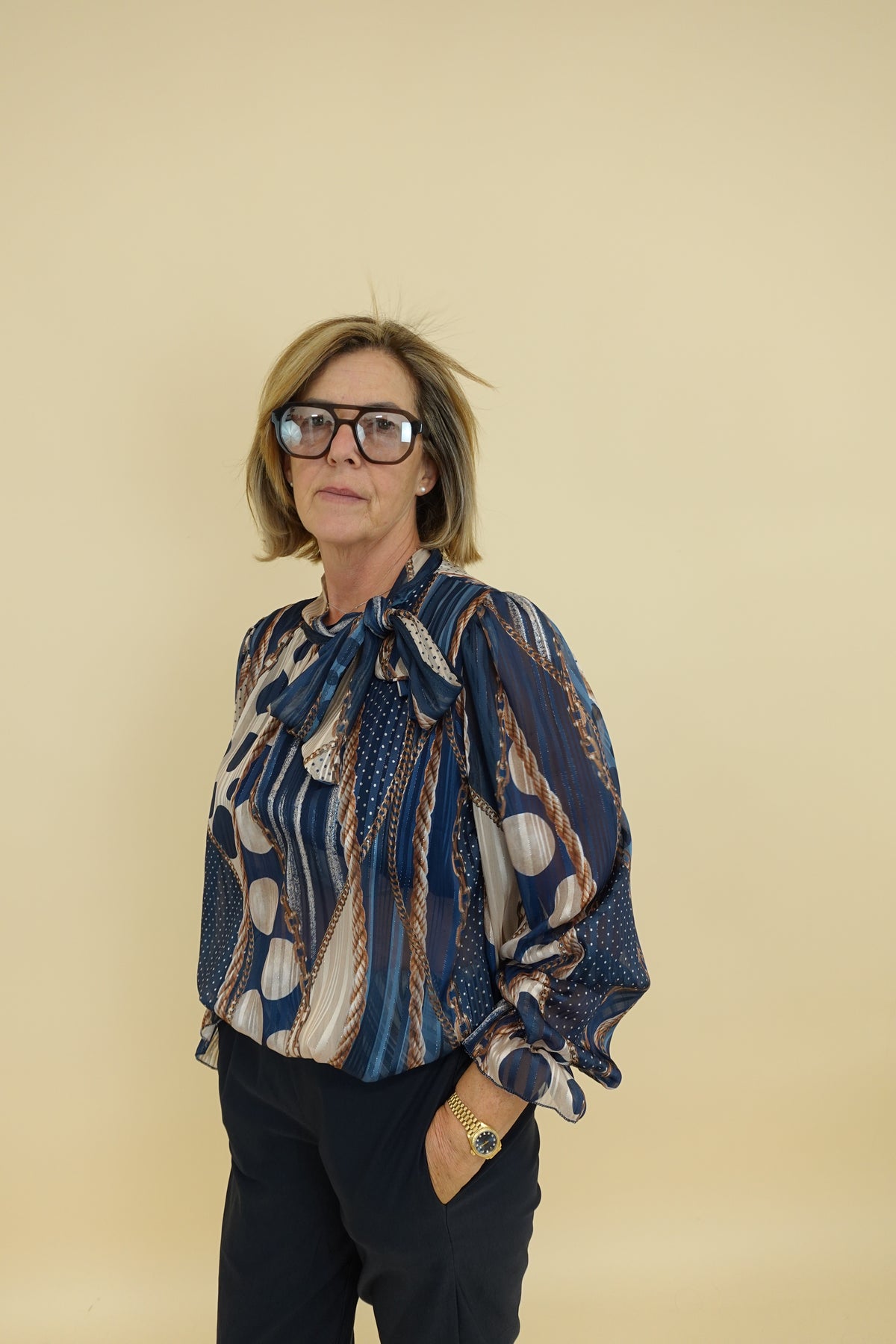 Camicia Maddalena Blu
