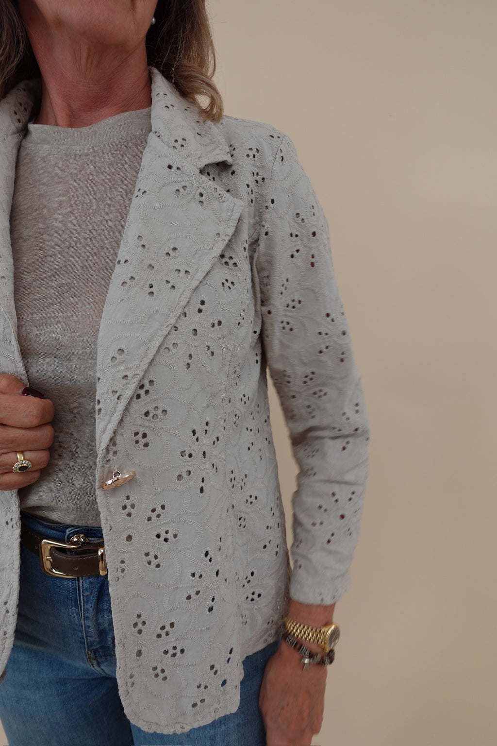 Giacca Margherita Beige