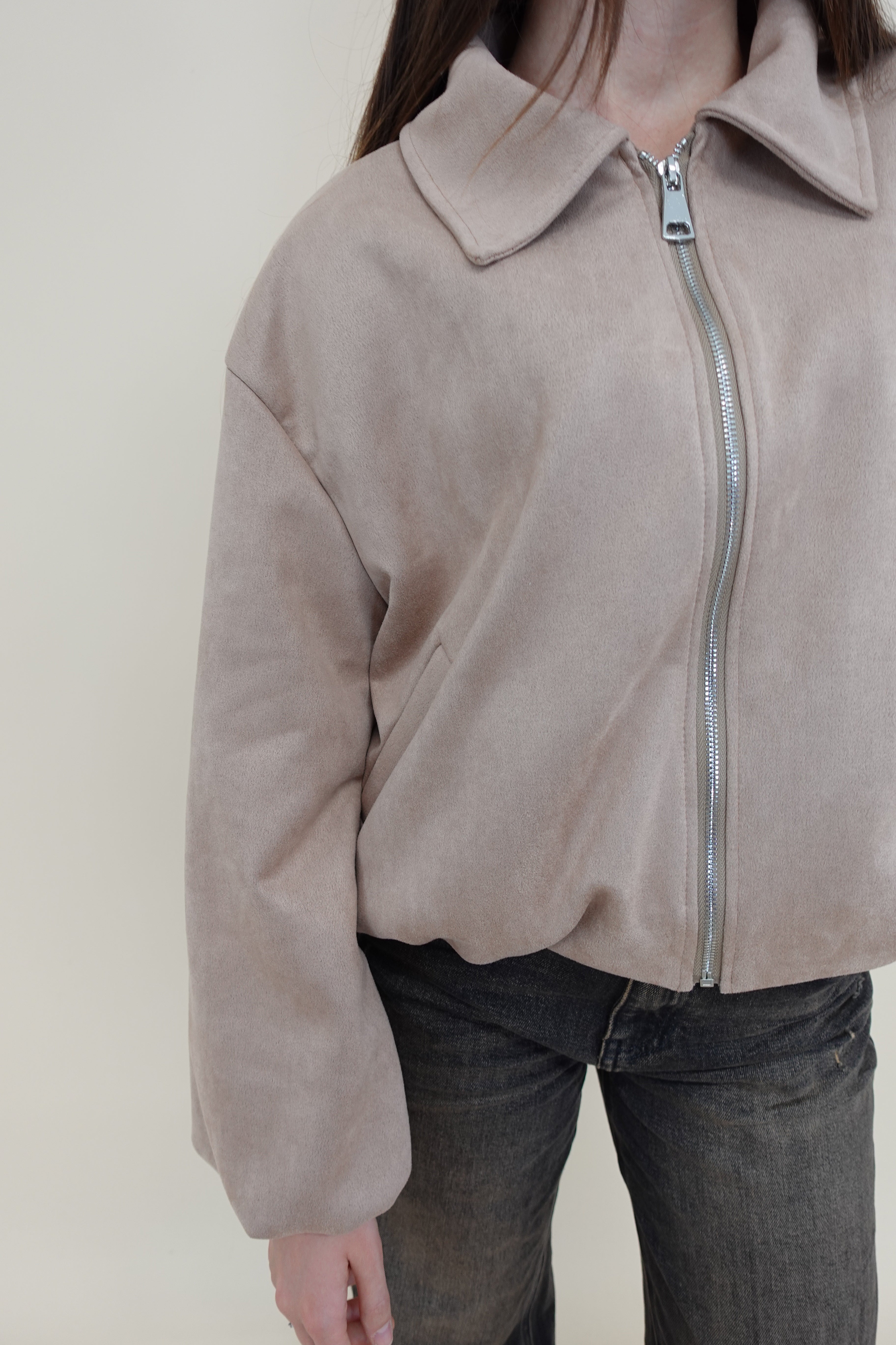 Giacca Bomber Camel