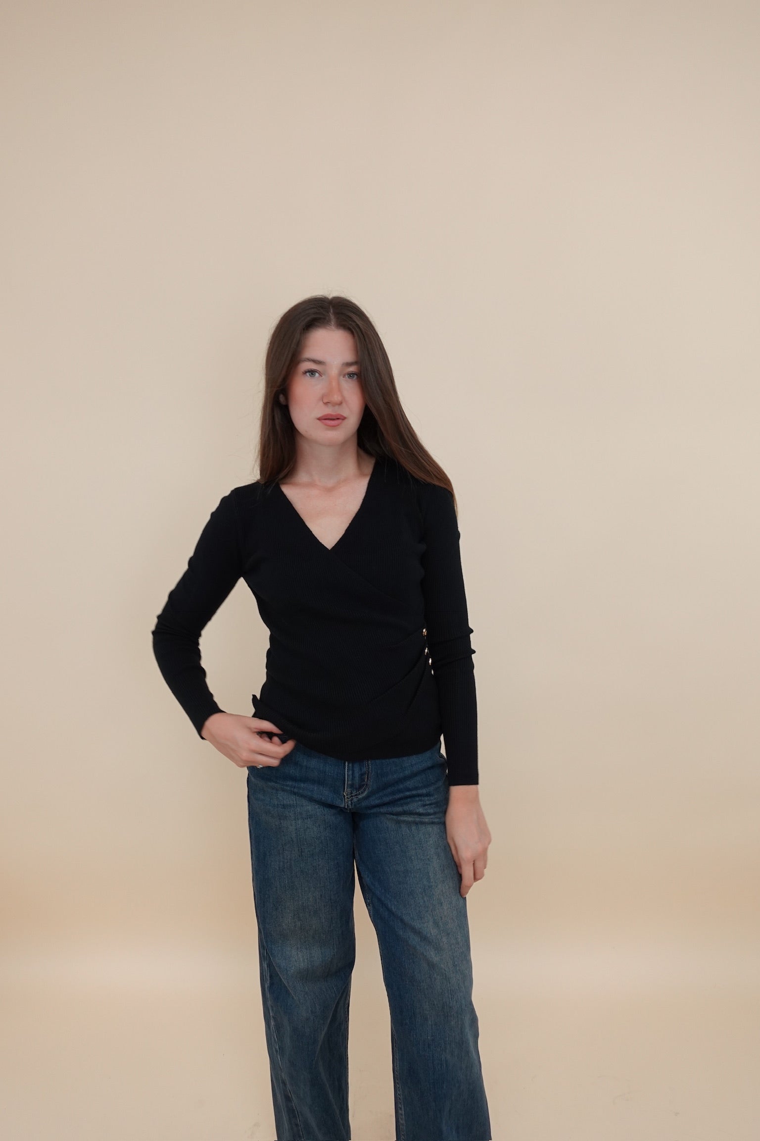 Maglioncino Elisabetta Nero