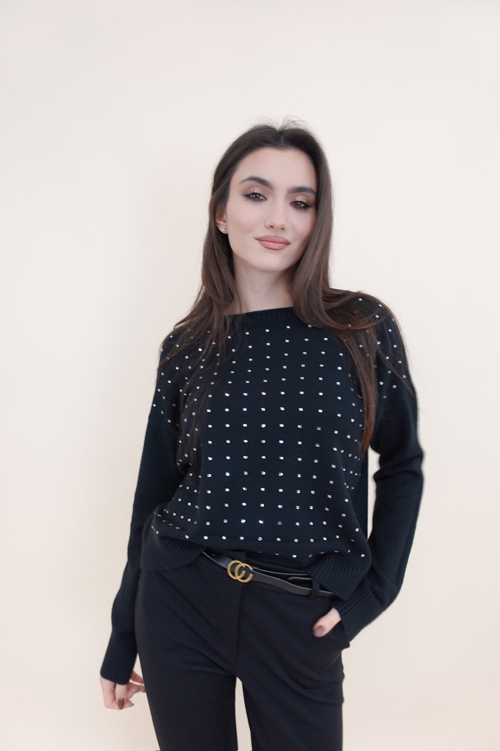 Maglione Samuela Nero