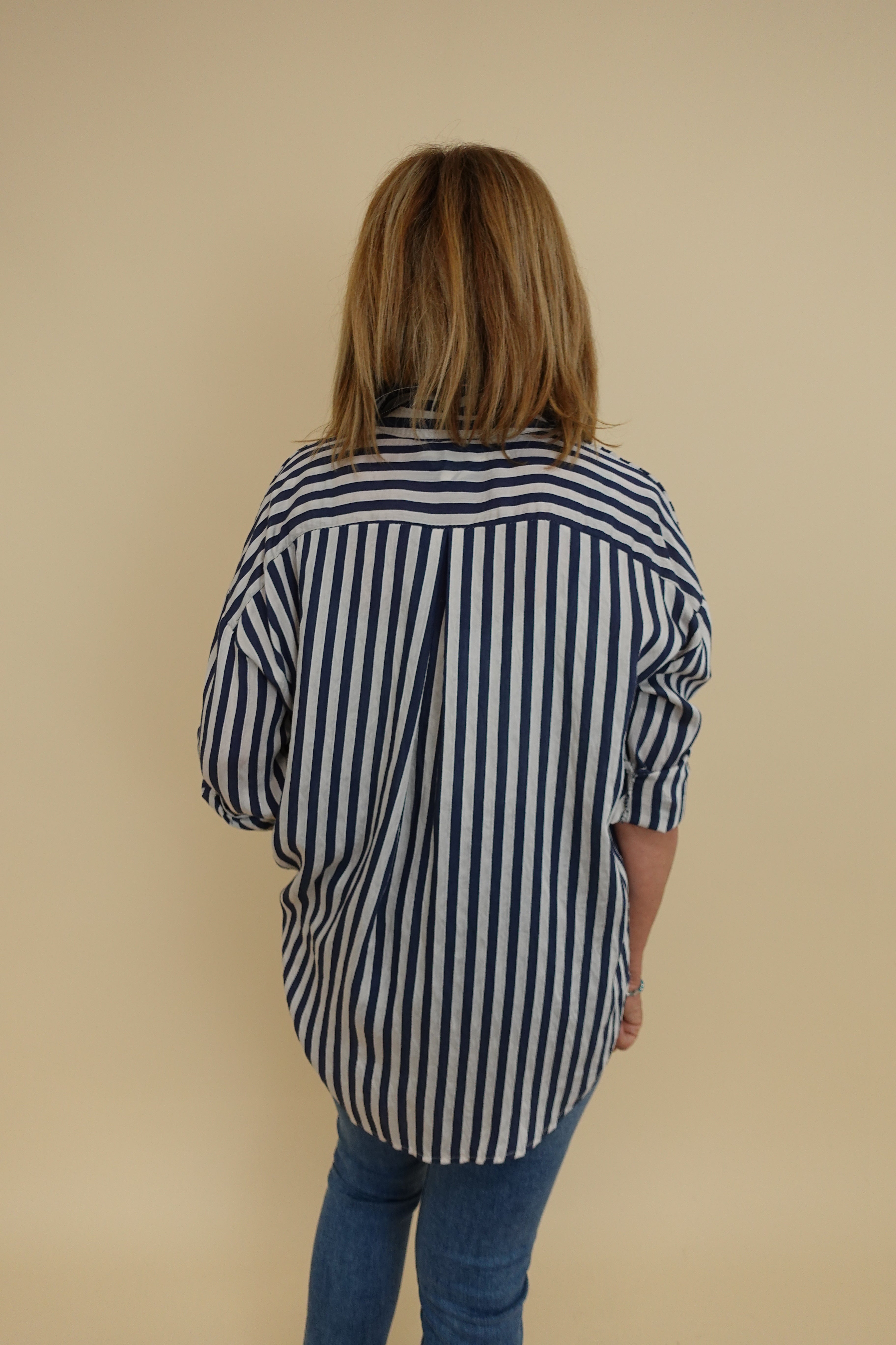 Camicia Over Blu
