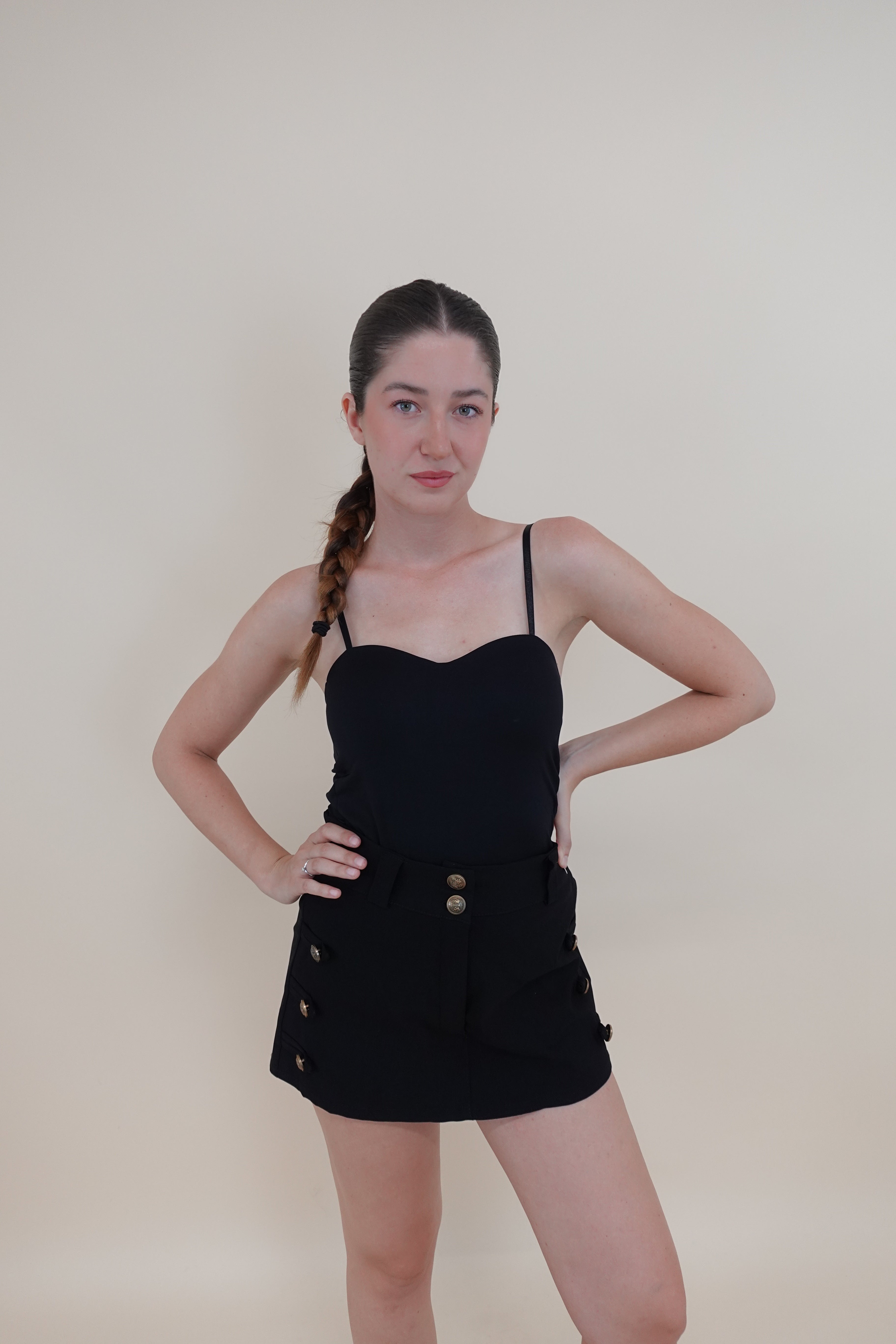 Shorts Gold Nero