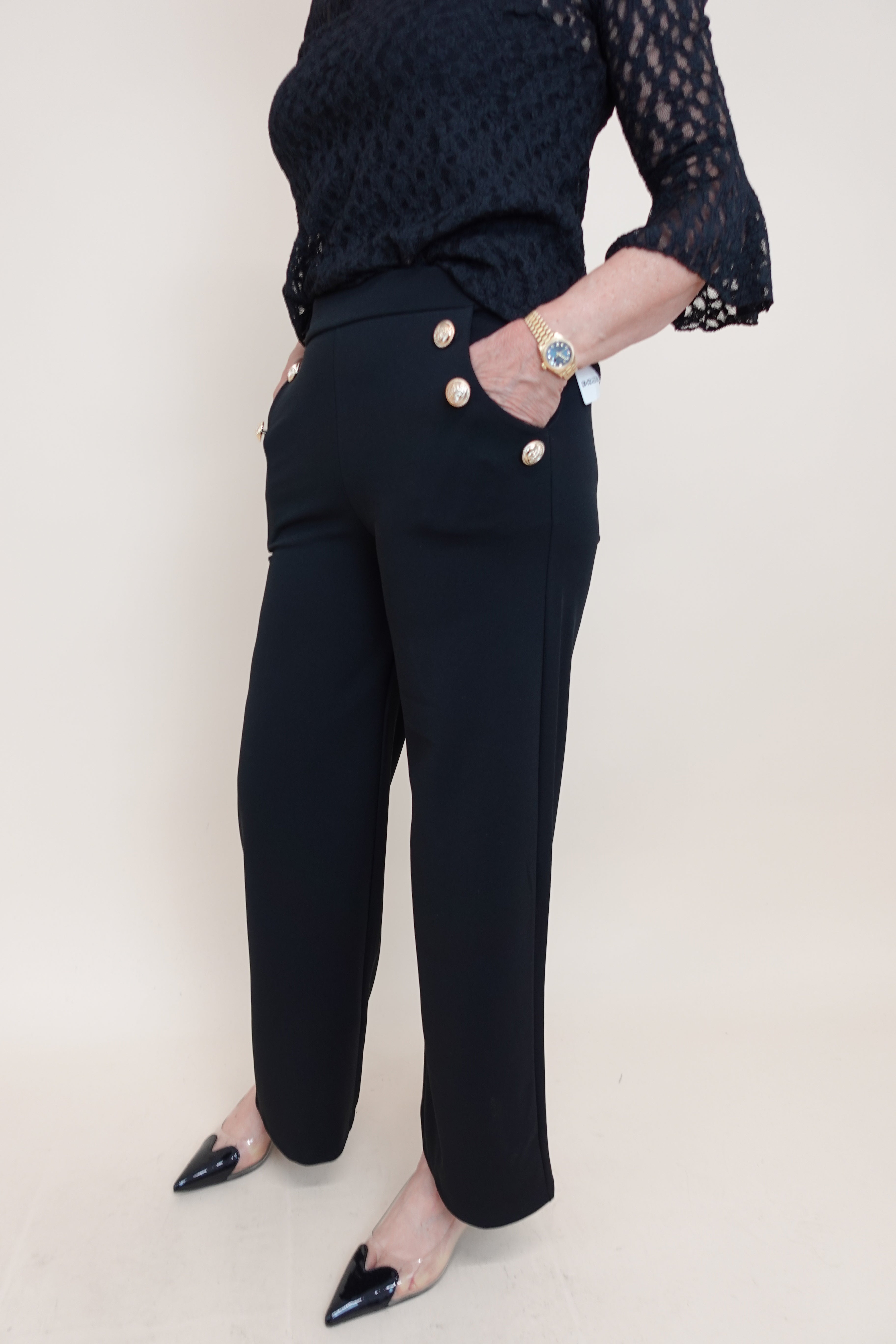 Pantalone Gold Summer Nero