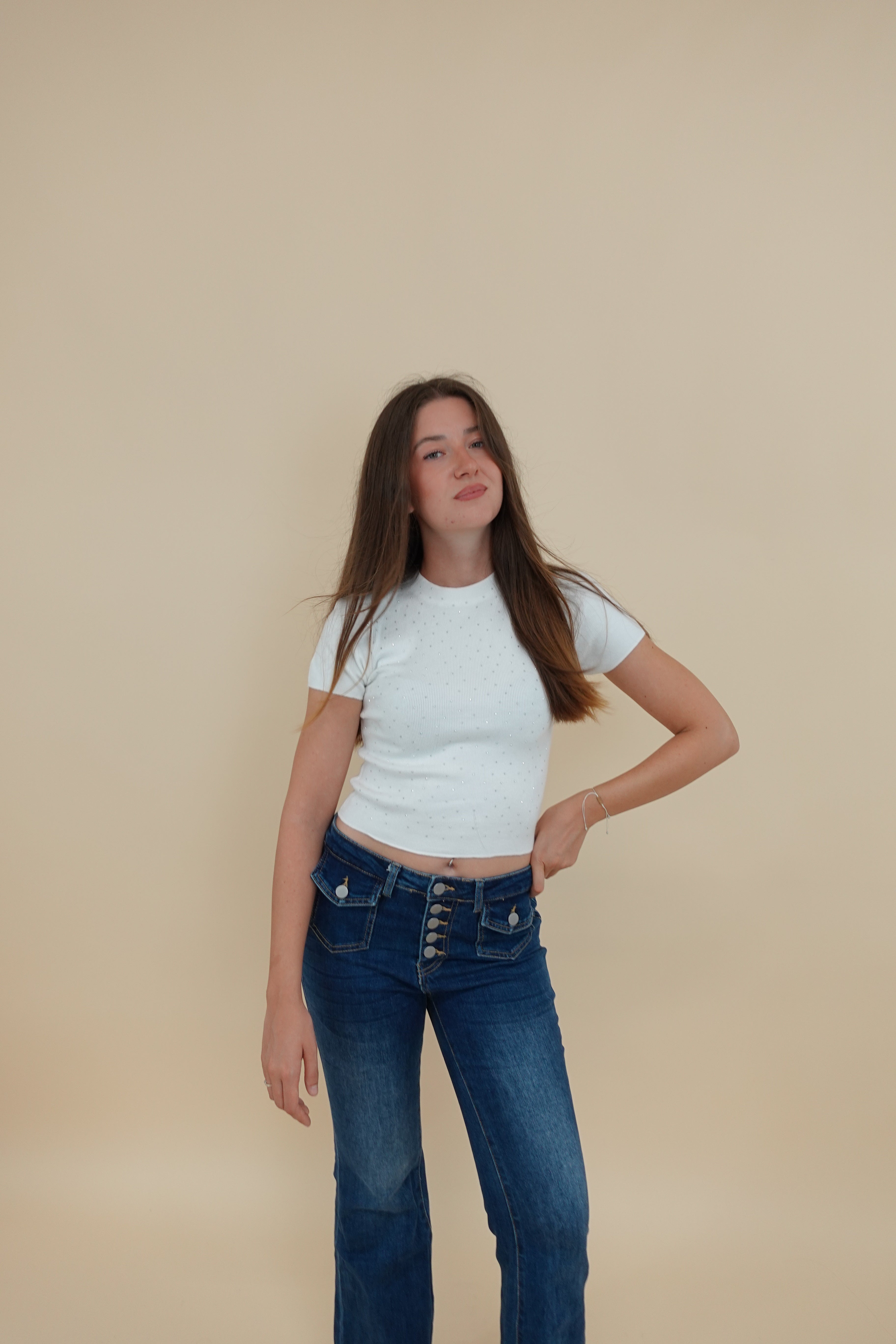 T-shirt Emma Bianco