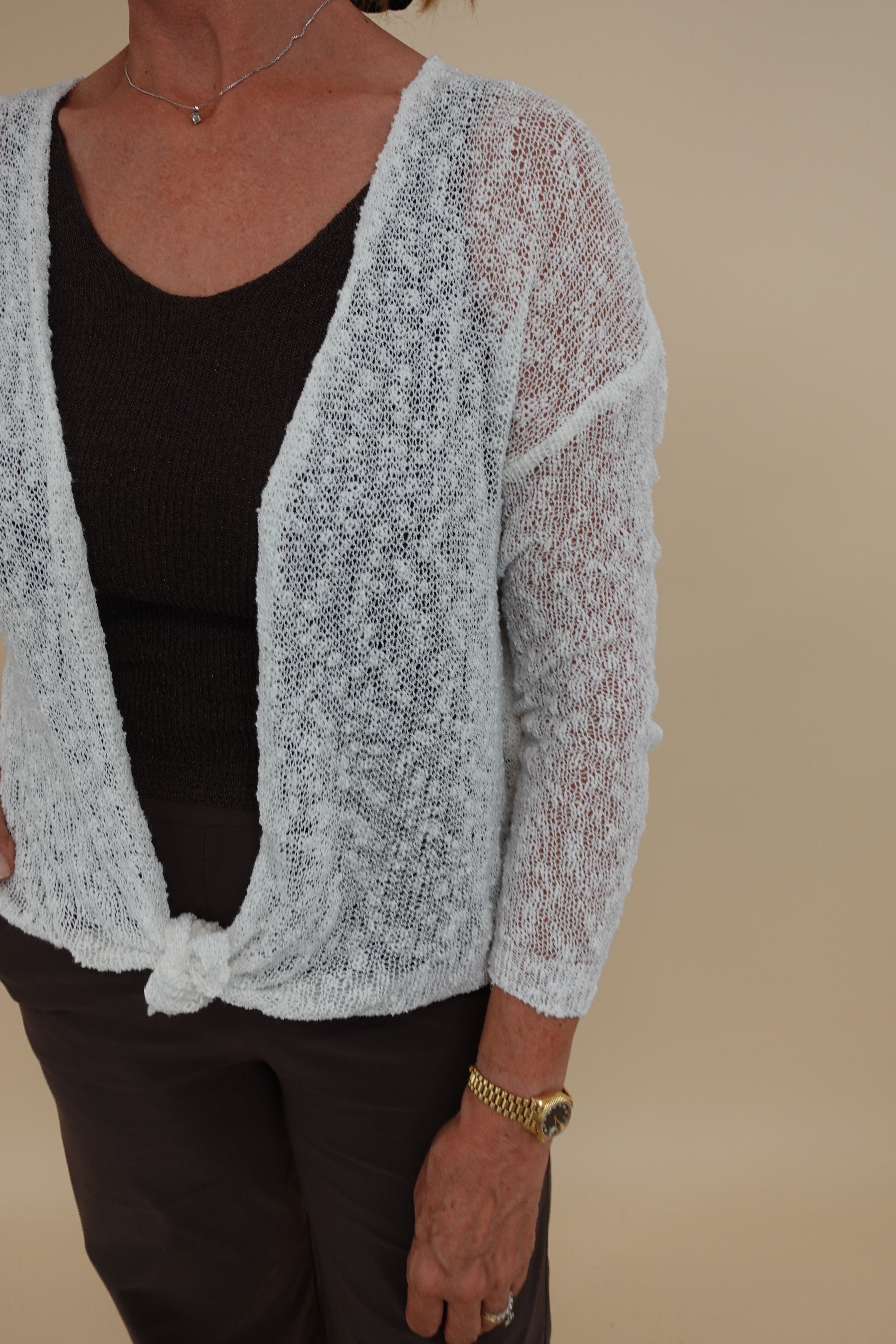 Cardigan Canazei Bianco