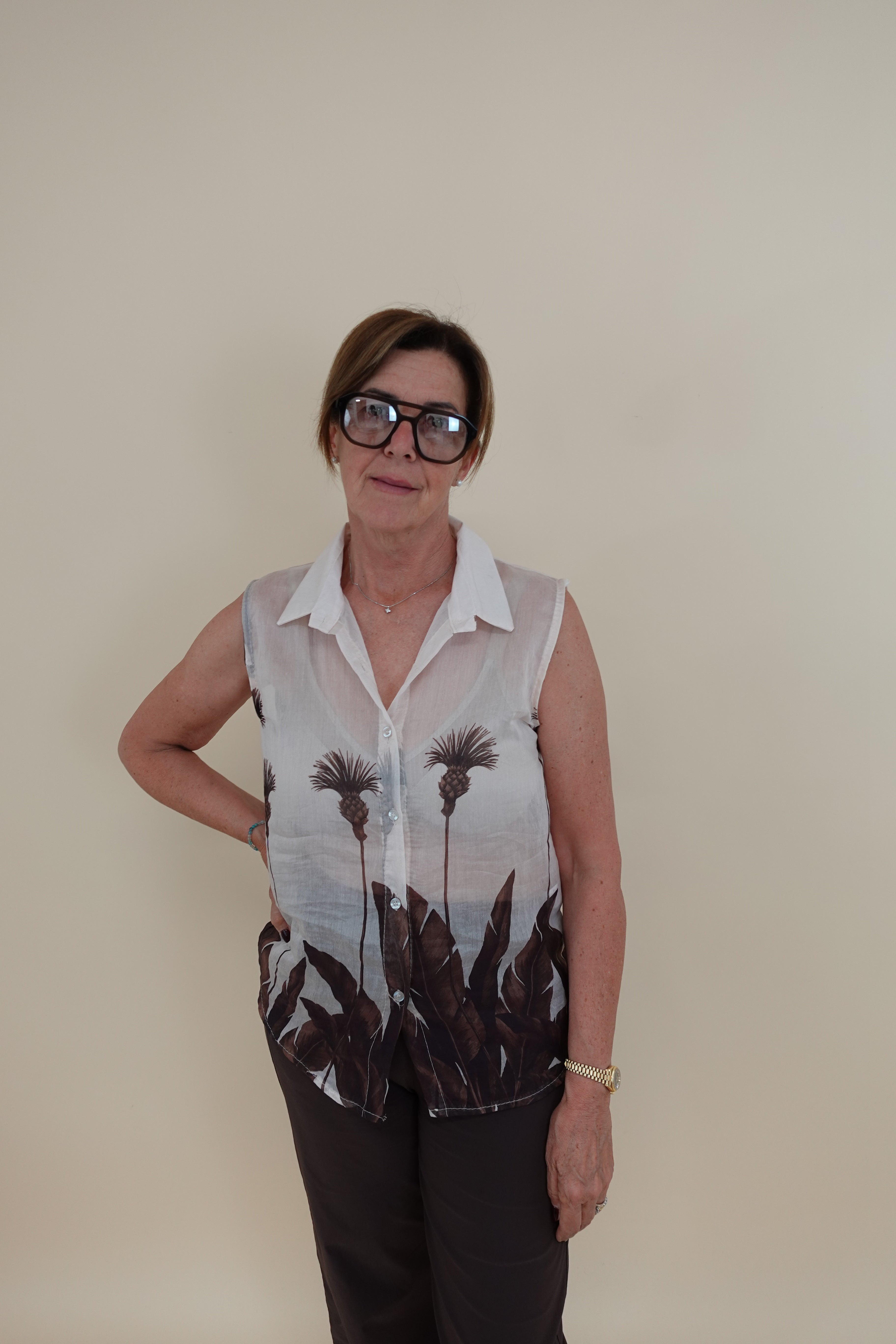 Camicia Ylenia Marrone