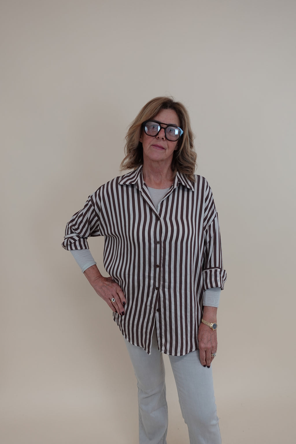 Camicia Over Beige