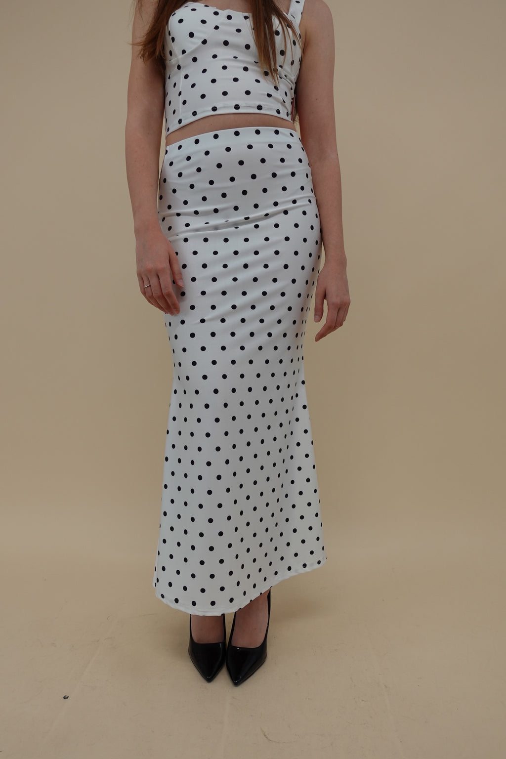 Coordinato Pois Bianco