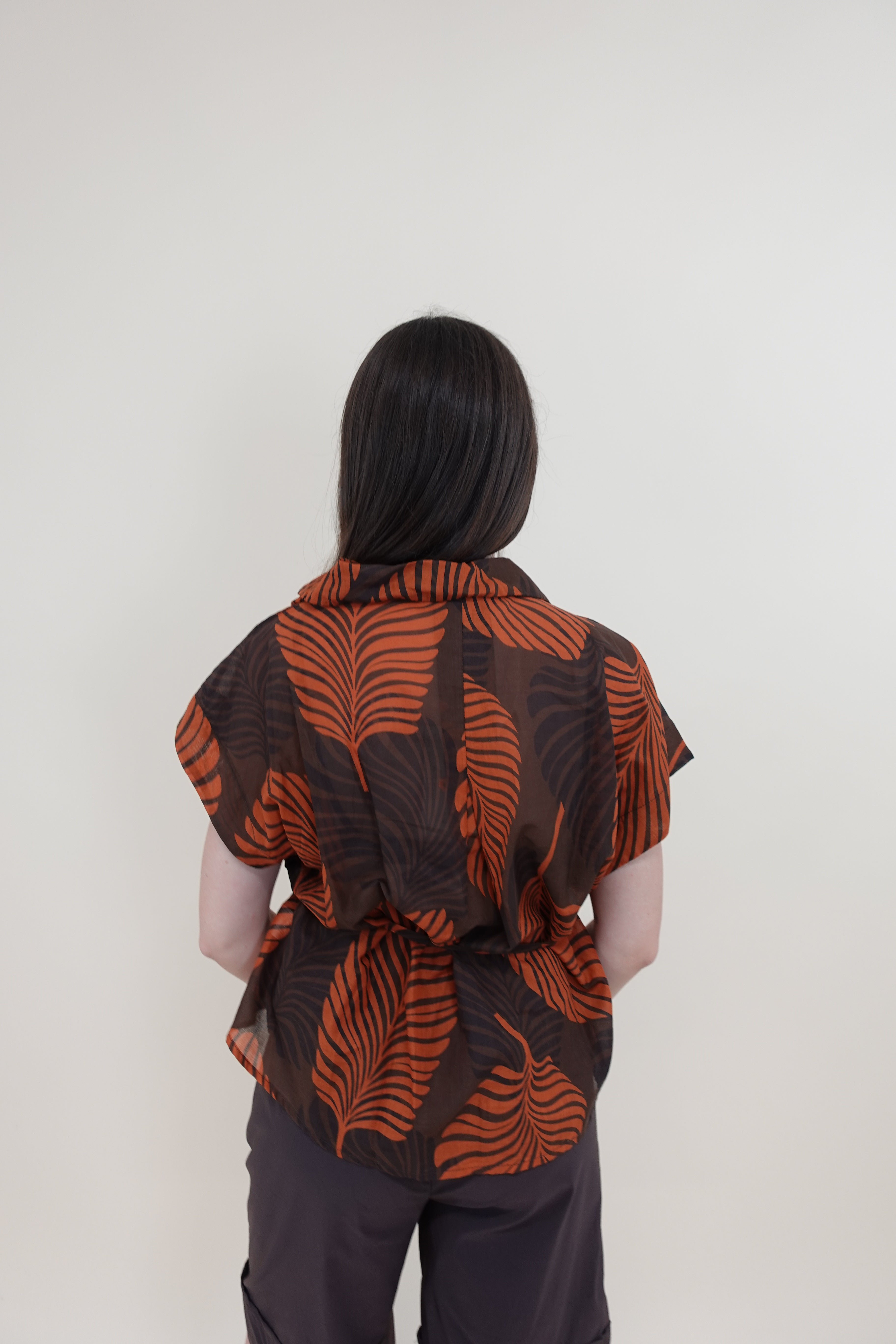 Camicia Palma Arancio