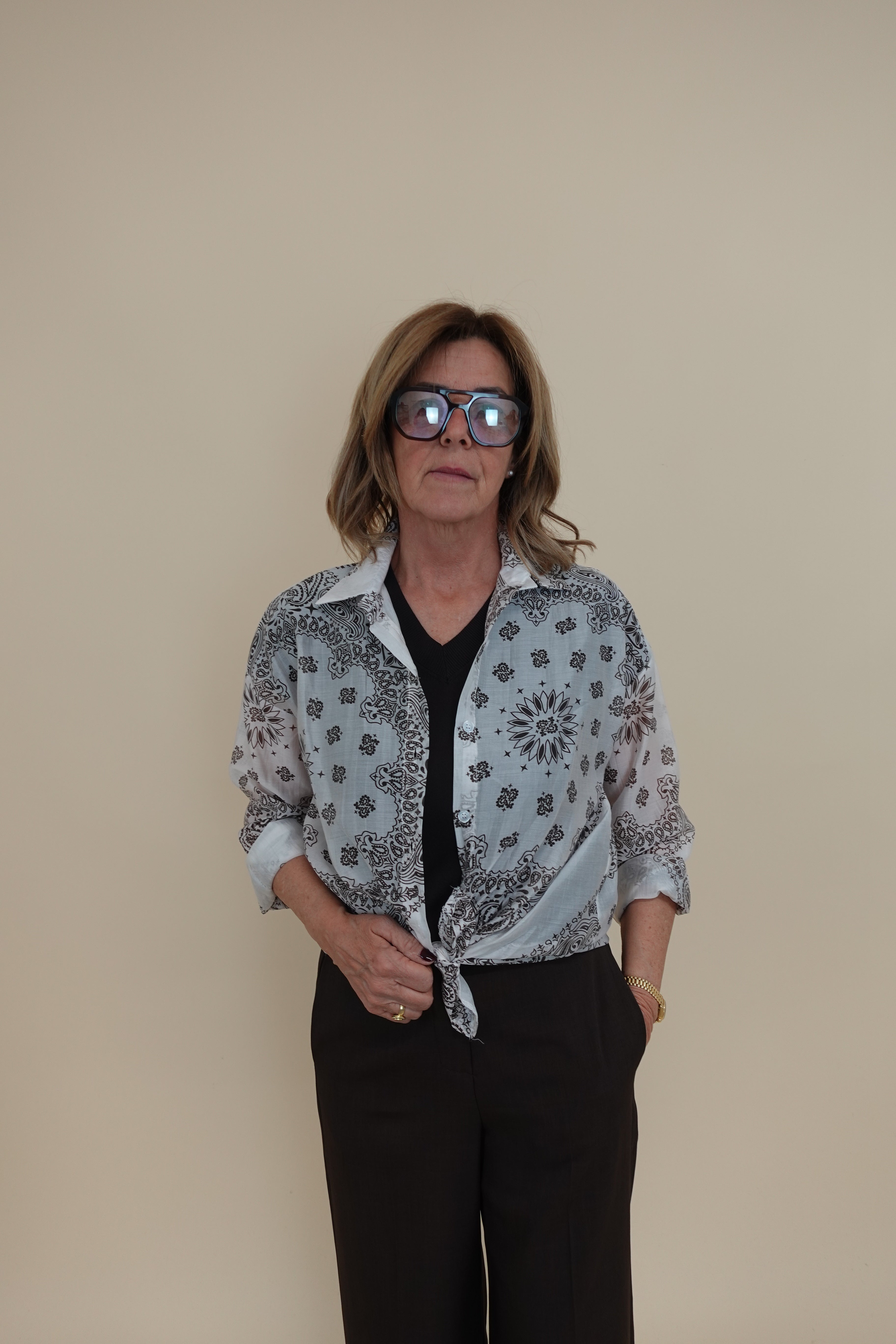 Camicia Bandana Panna