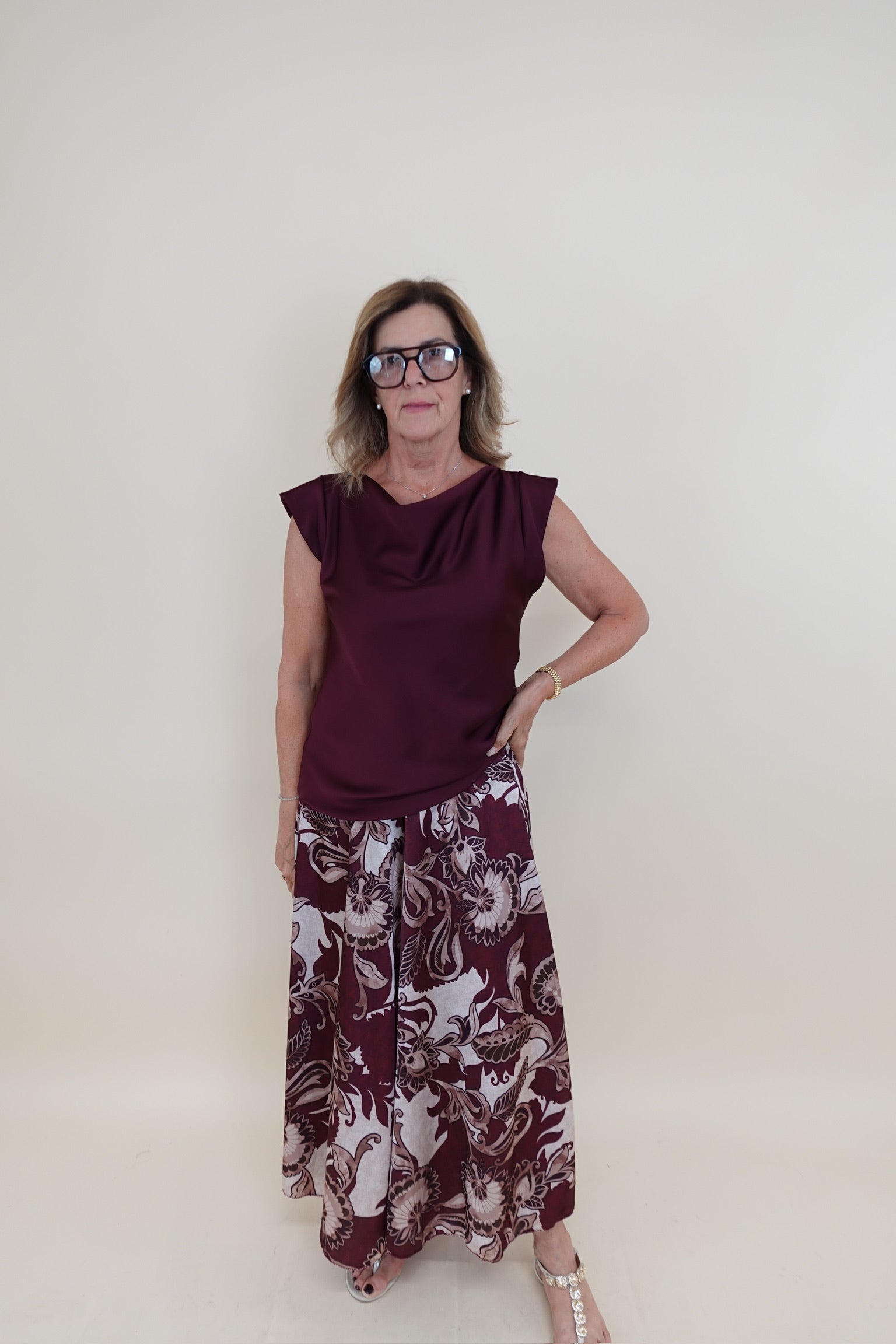 Camicia Amanda Bordeaux