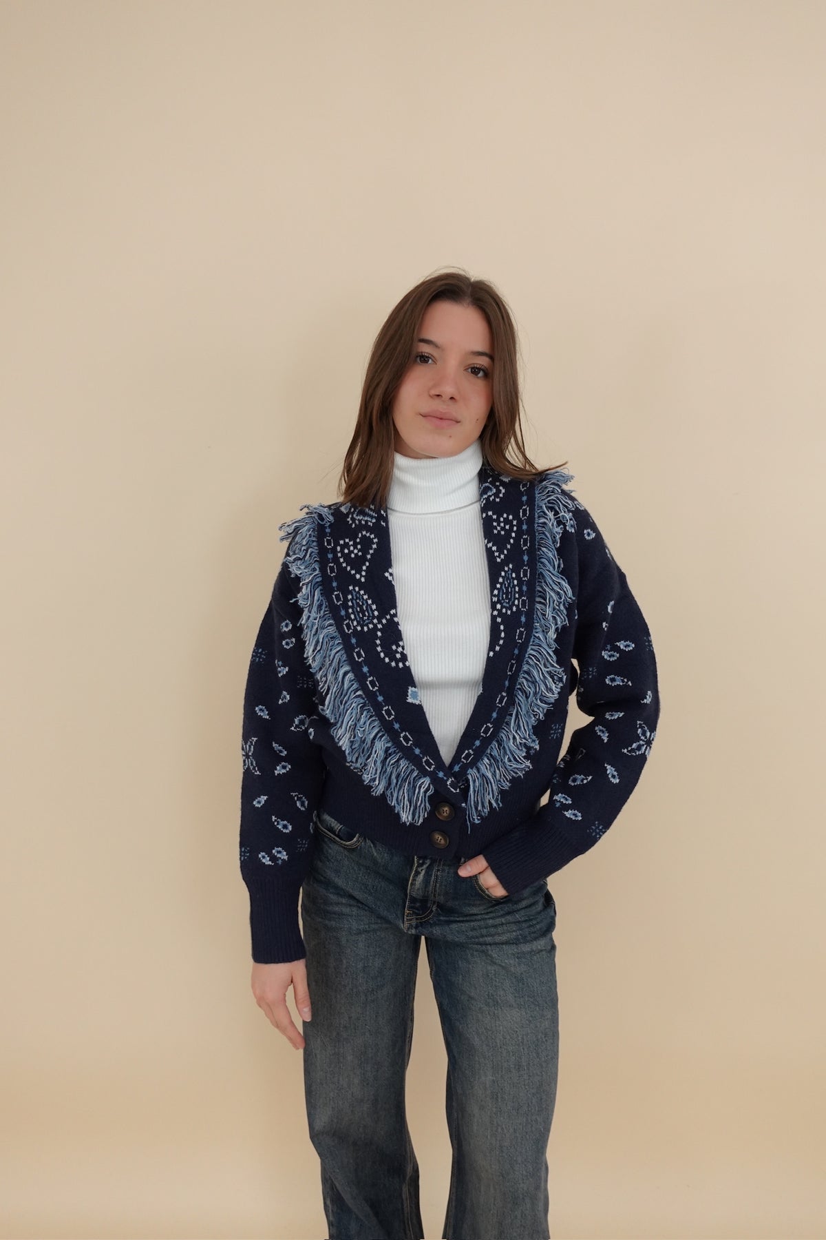 Cardigan Aosta Blu