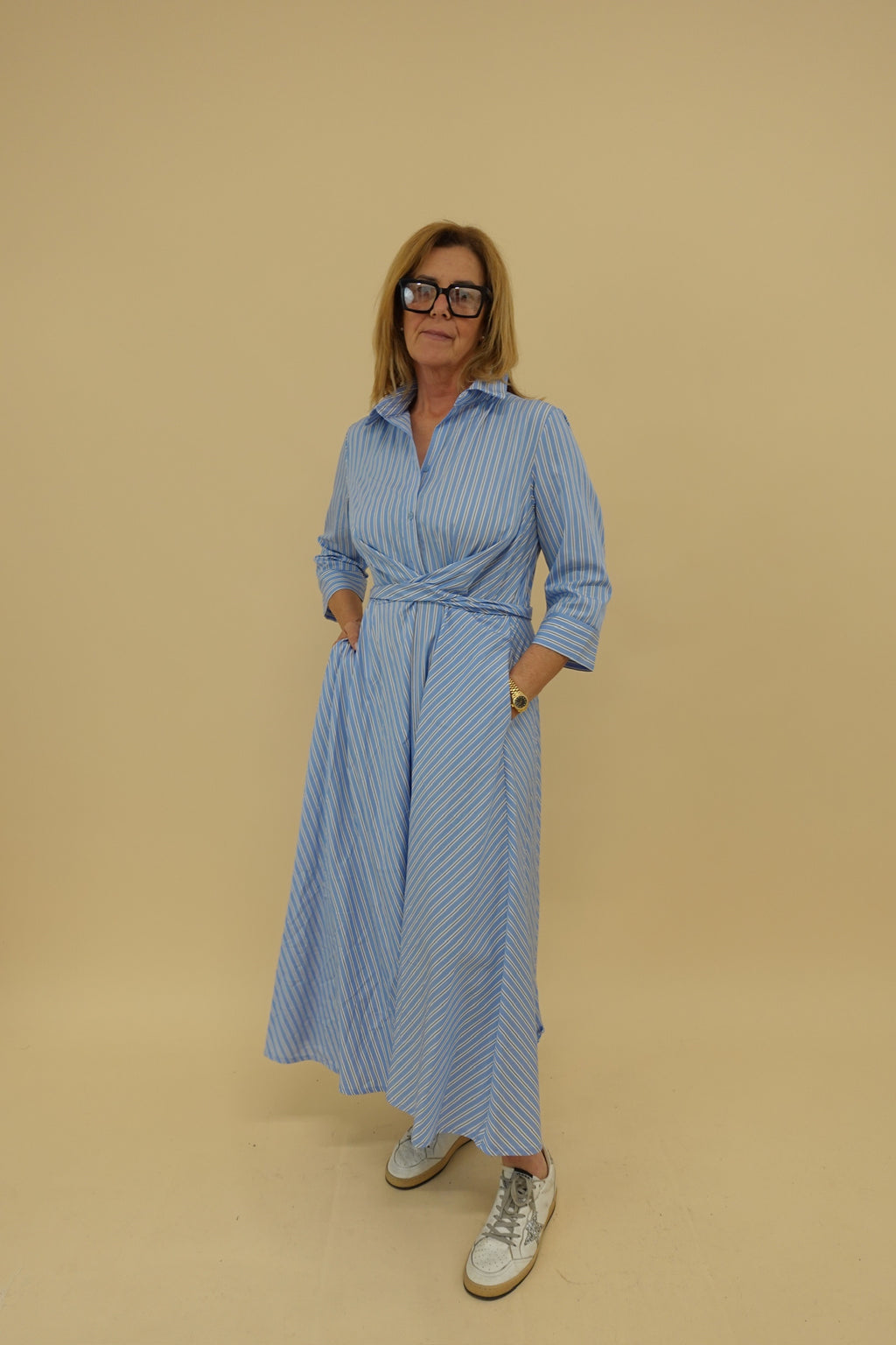 Abito Line Azzurro