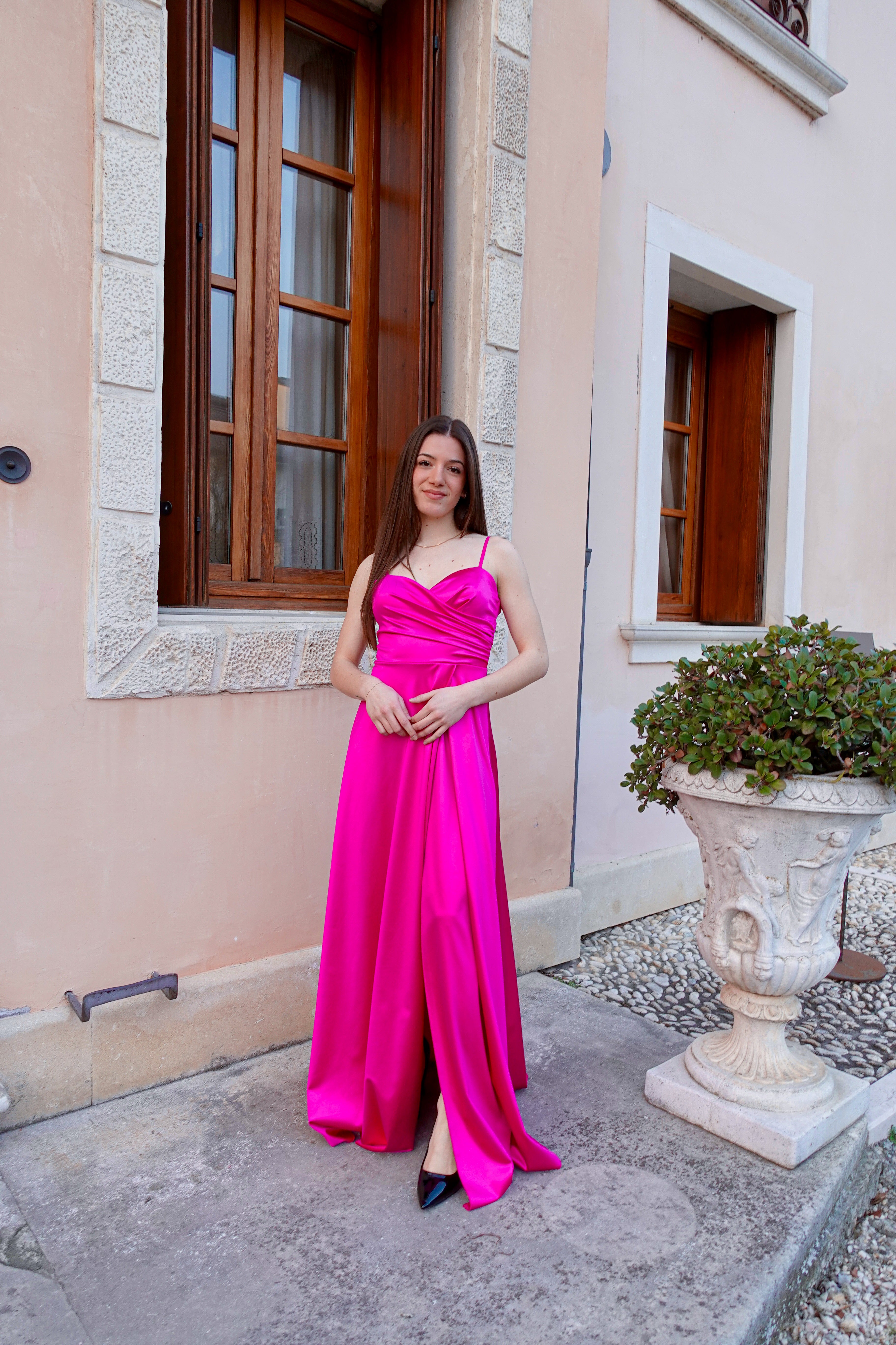 Abito Silvia Fucsia